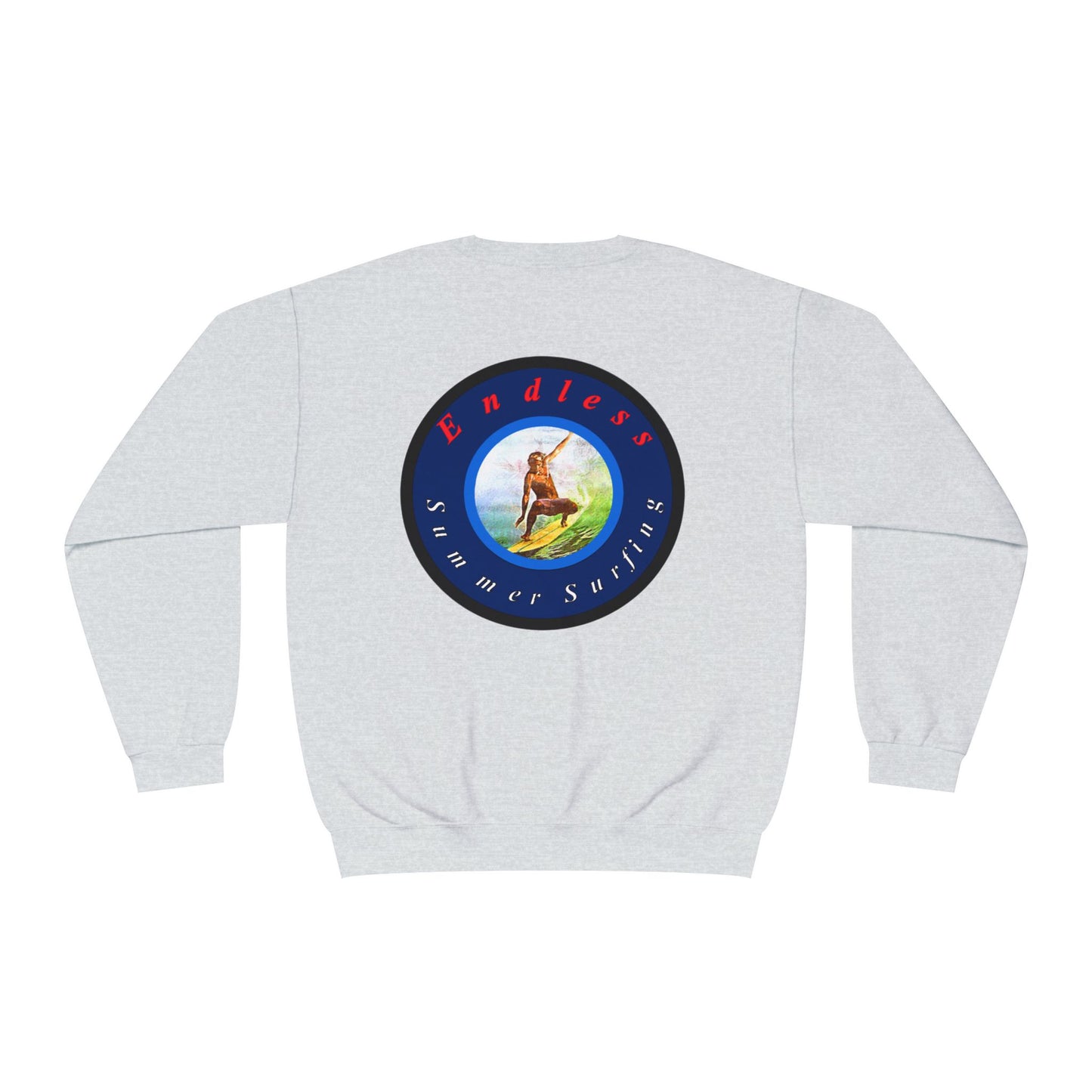 Endless Summer Surfing Crewneck Sweatshirt - Unisex Warmth for Surf Lovers