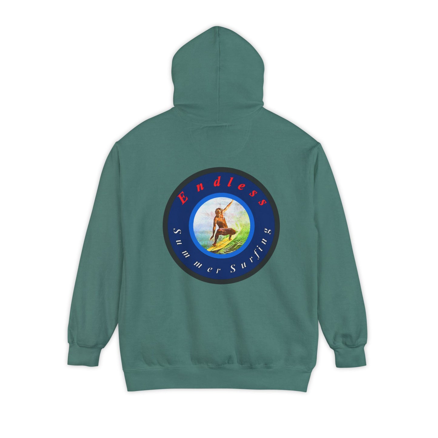 Endless Summer Surf Unisex Hoodie - Garment-Dyed for Comfort