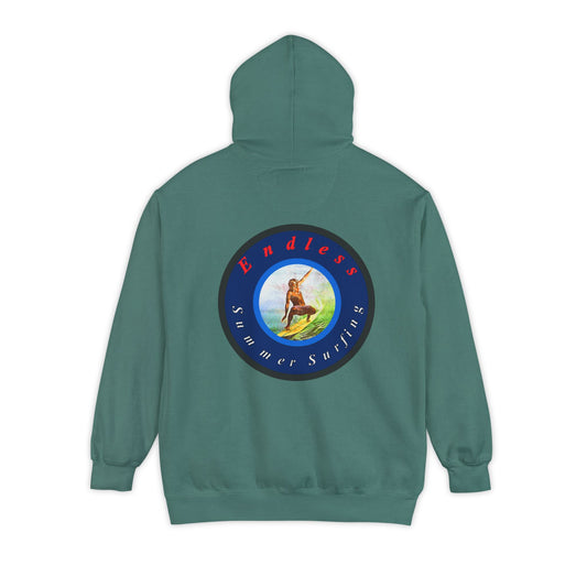 Endless Summer Surf Unisex Hoodie - Garment-Dyed for Comfort