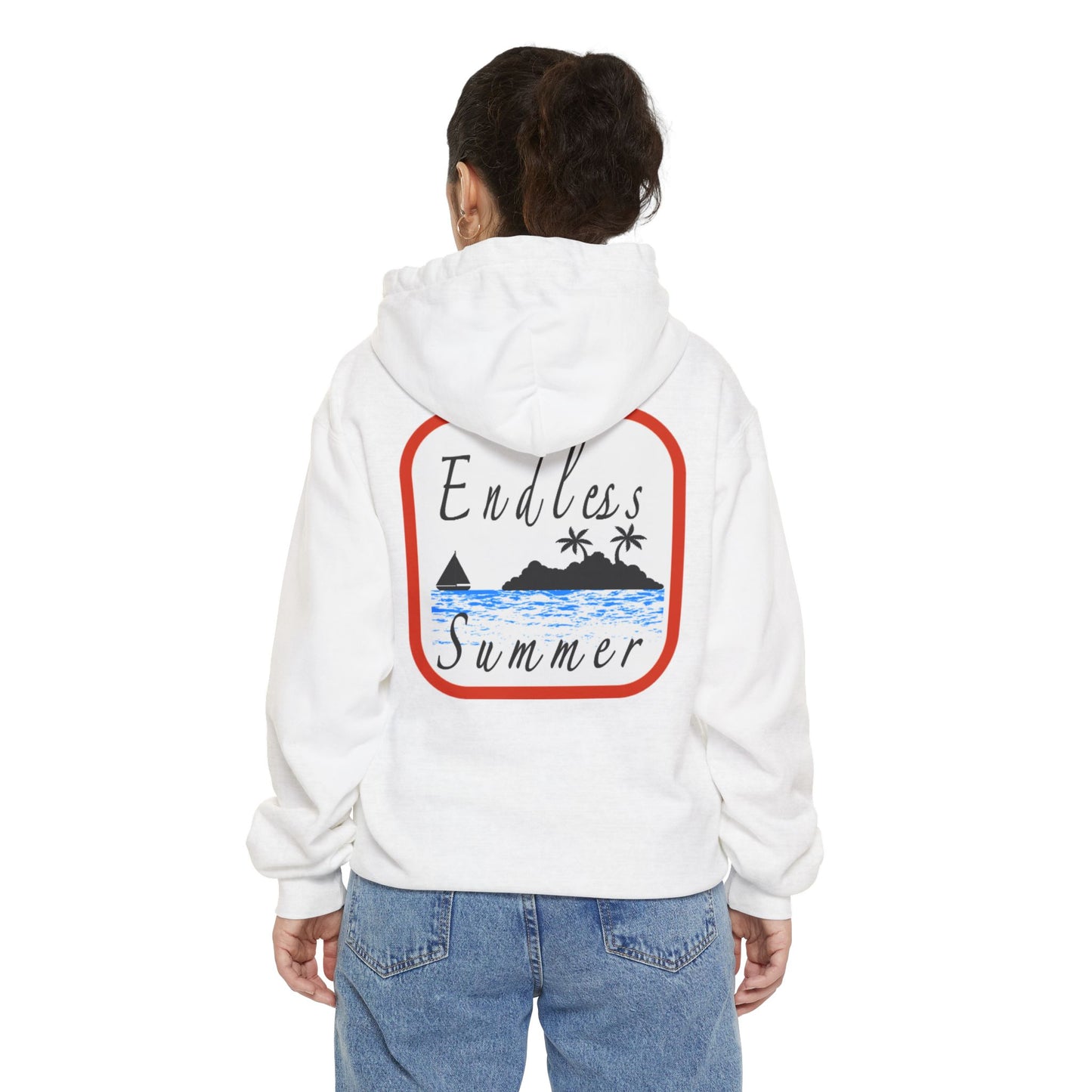 Endless Summer Hoodie - Unisex Garment-Dyed Apparel for Vacation Vibes