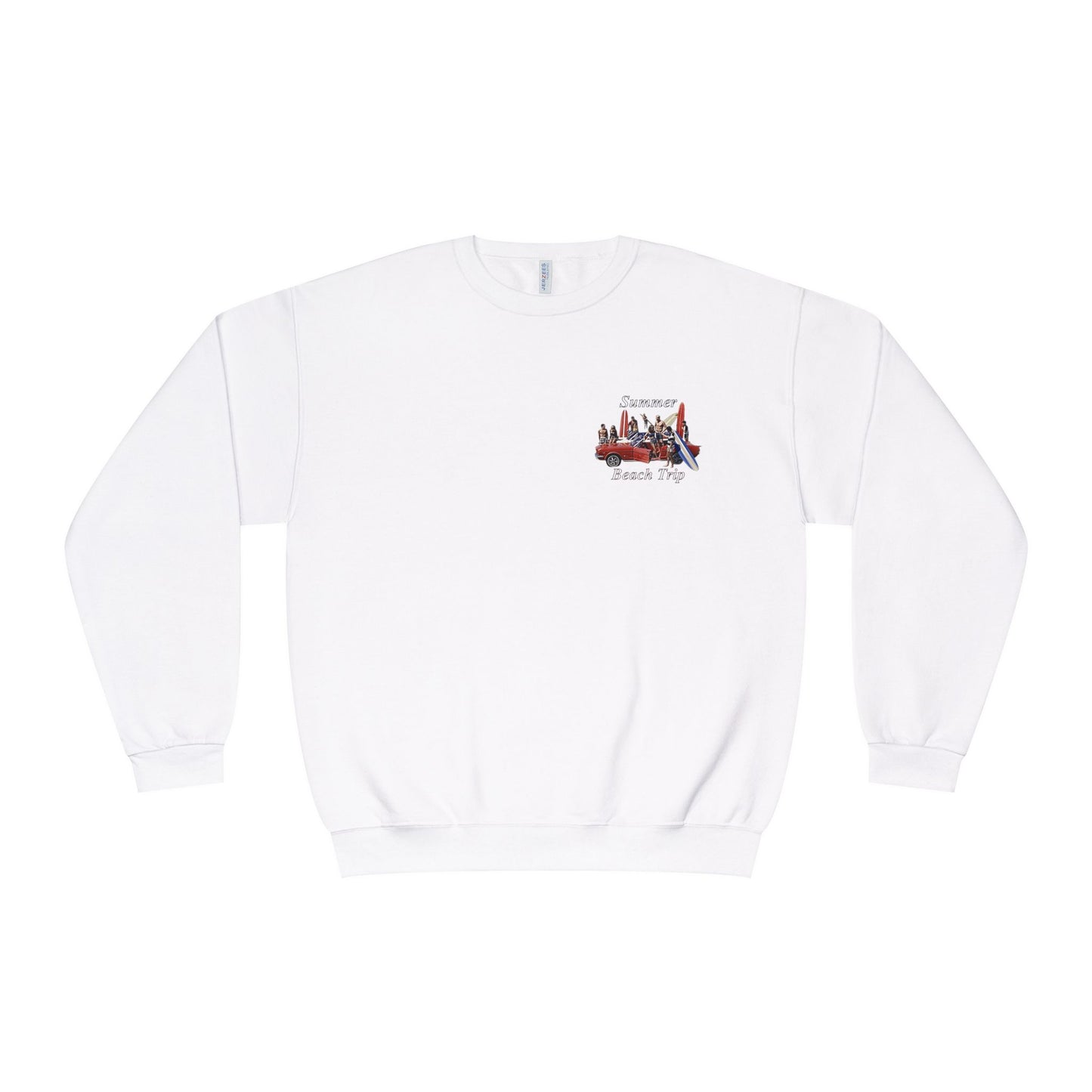 Summer Beach Trip Unisex Crewneck Sweatshirt - Retro Vacation Vibe