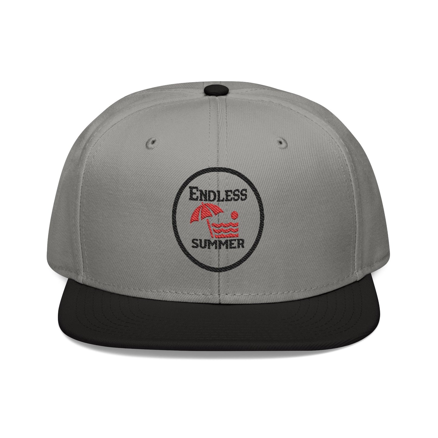 Endless Summer Embroidered Snapback Hat - Perfect for Beach Lovers and Outdoor Adventures