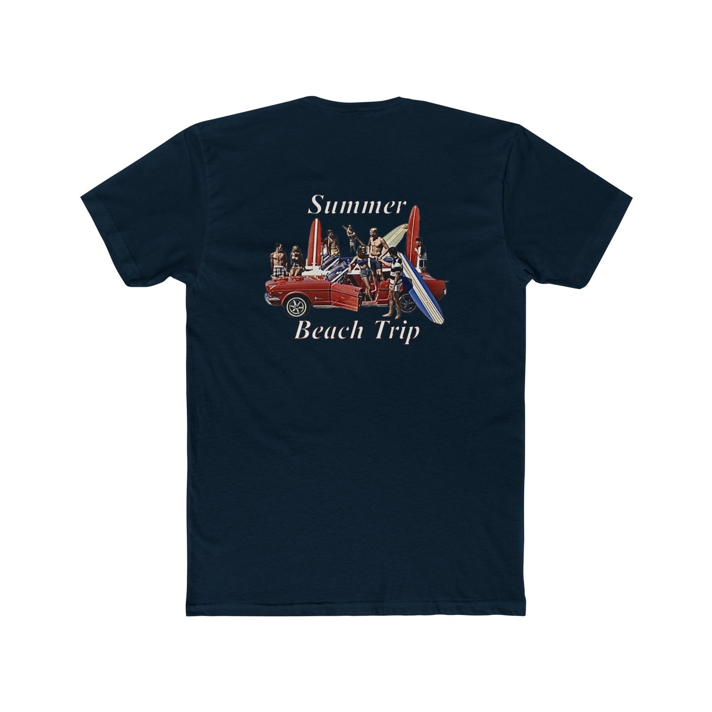 Summer Beach Trip Unisex Cotton Crew Tee
