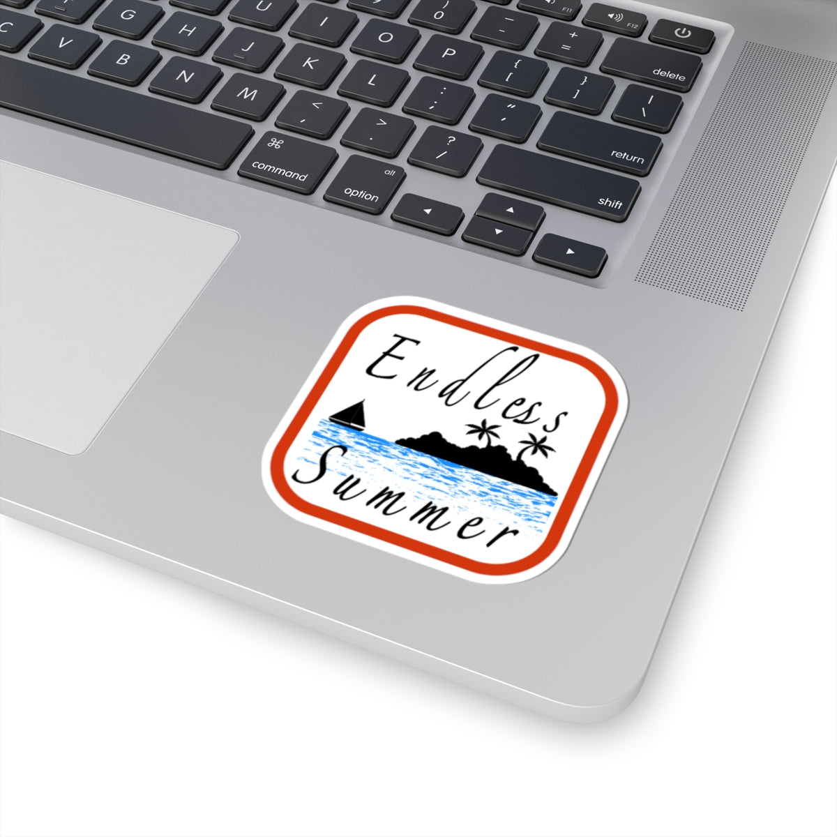 Endless Summer Kiss-Cut Stickers - Tropical Vibes for Travel Lovers