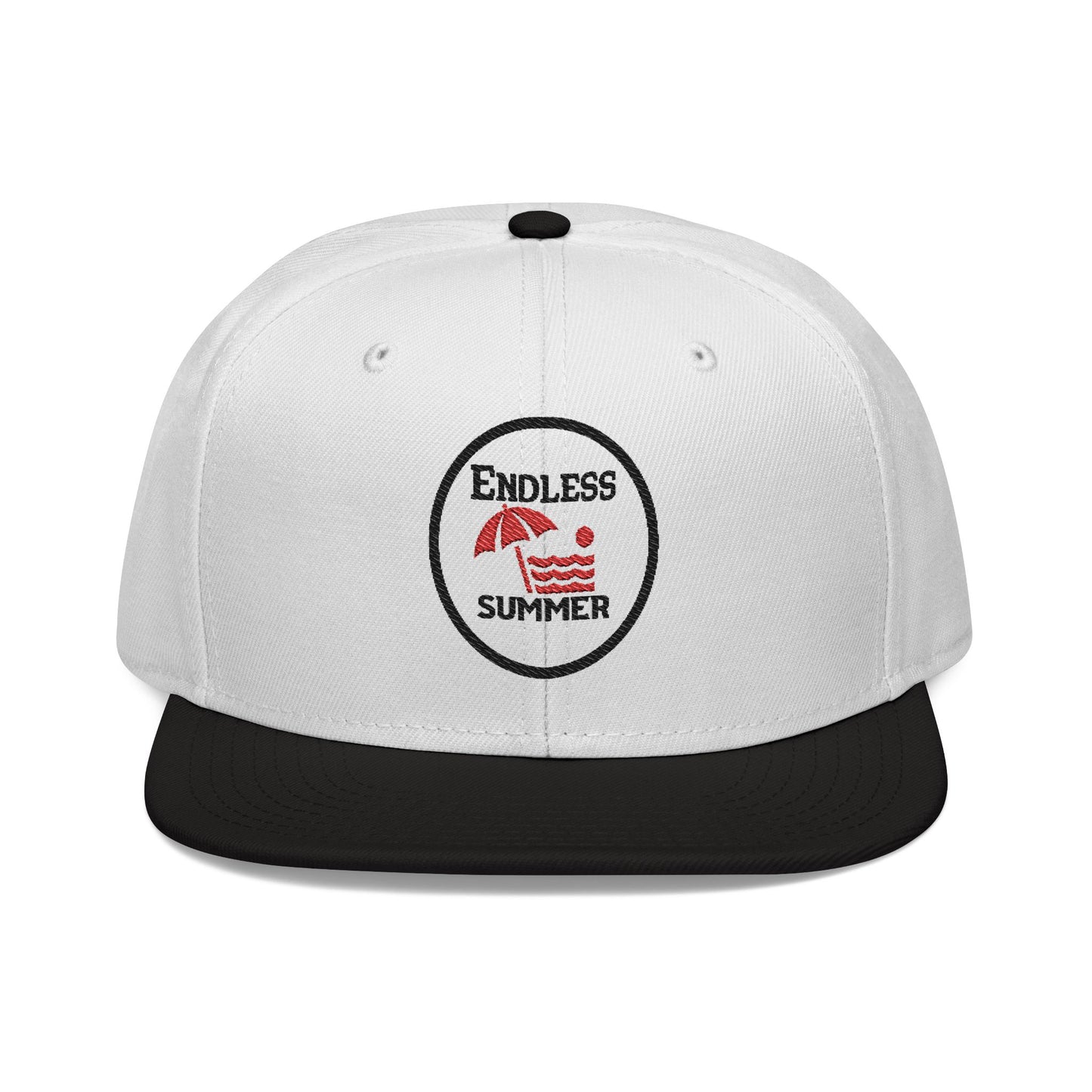 Endless Summer Embroidered Snapback Hat - Perfect for Beach Lovers and Outdoor Adventures