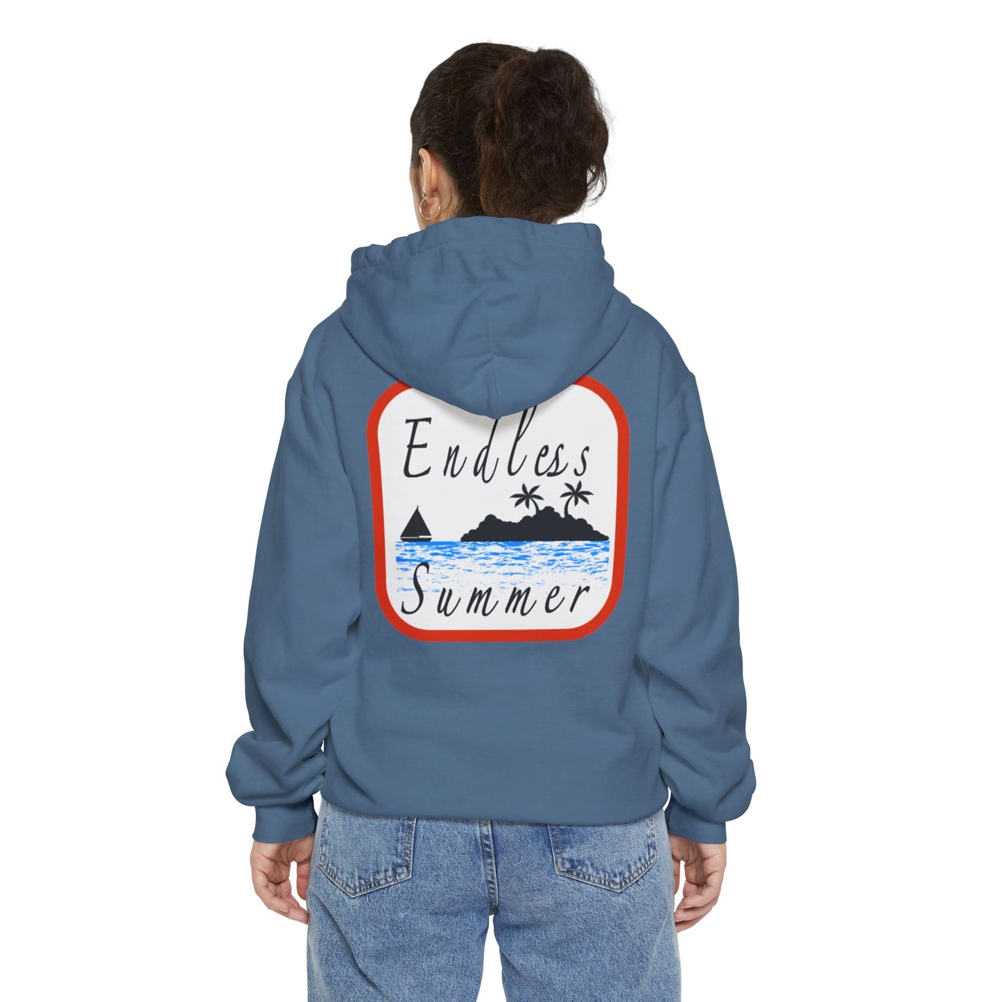 Endless Summer Hoodie - Unisex Garment-Dyed Apparel for Vacation Vibes