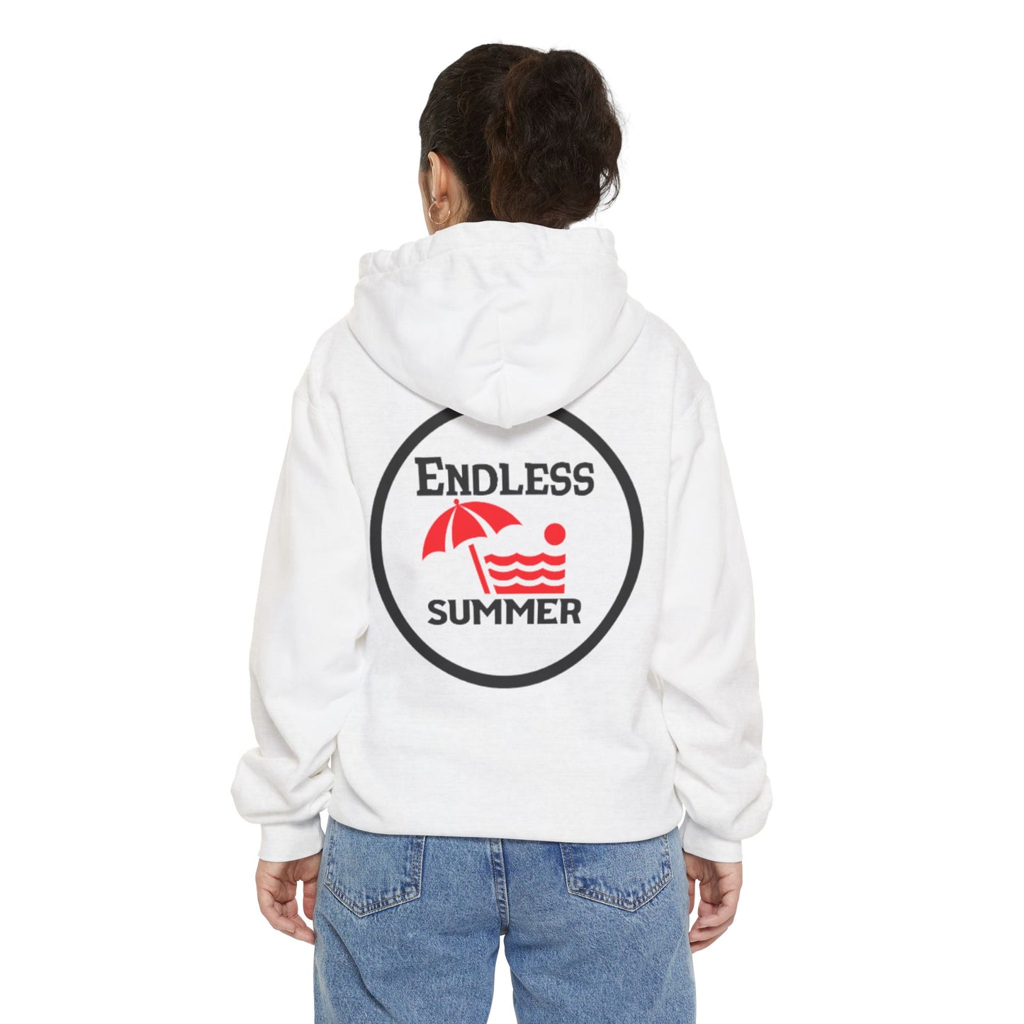 Endless Summer Unisex Garment-Dyed Hoodie - Cozy Beach Vibes