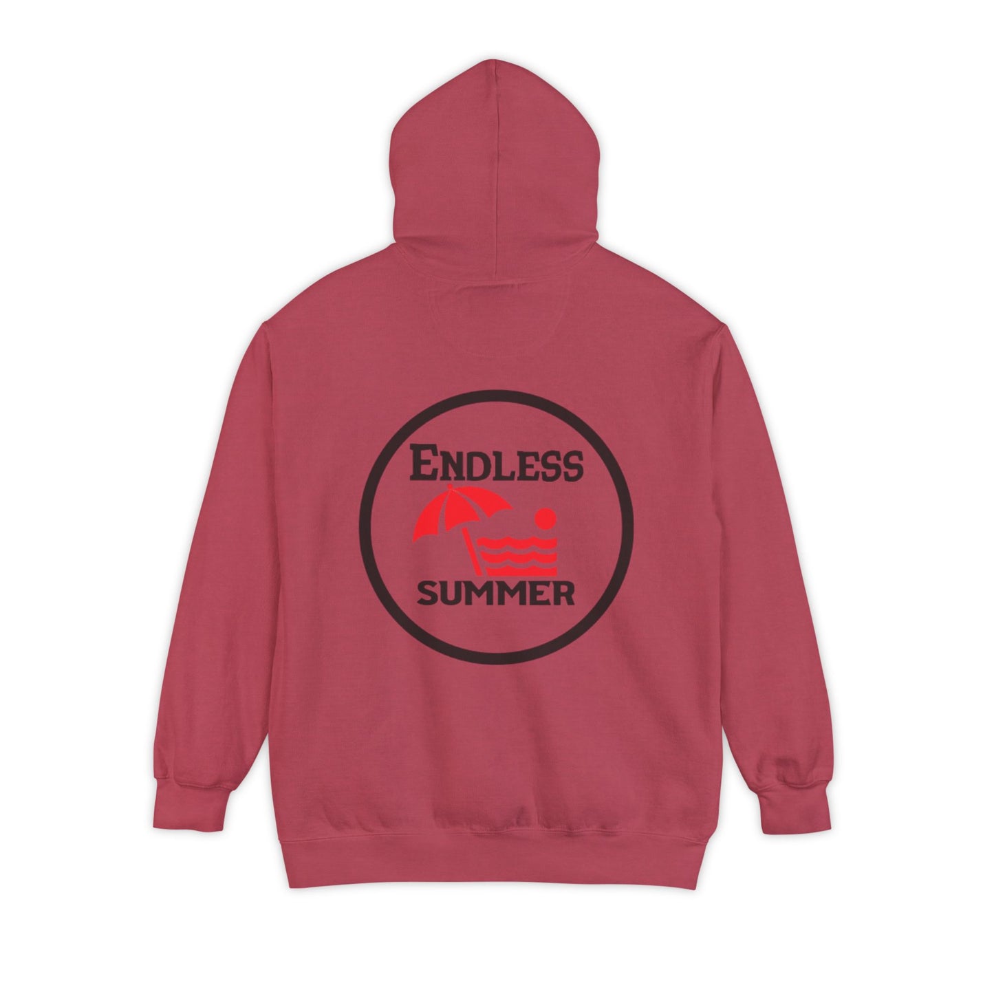 Endless Summer Unisex Garment-Dyed Hoodie - Cozy Beach Vibes