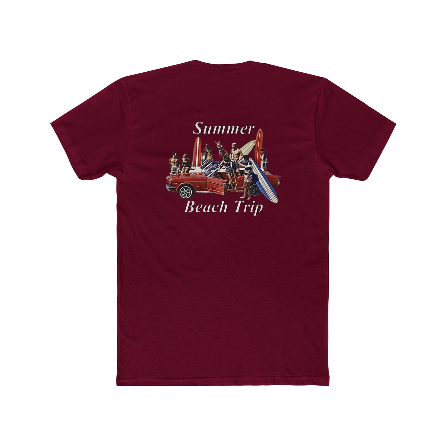 Summer Beach Trip Unisex Cotton Crew Tee