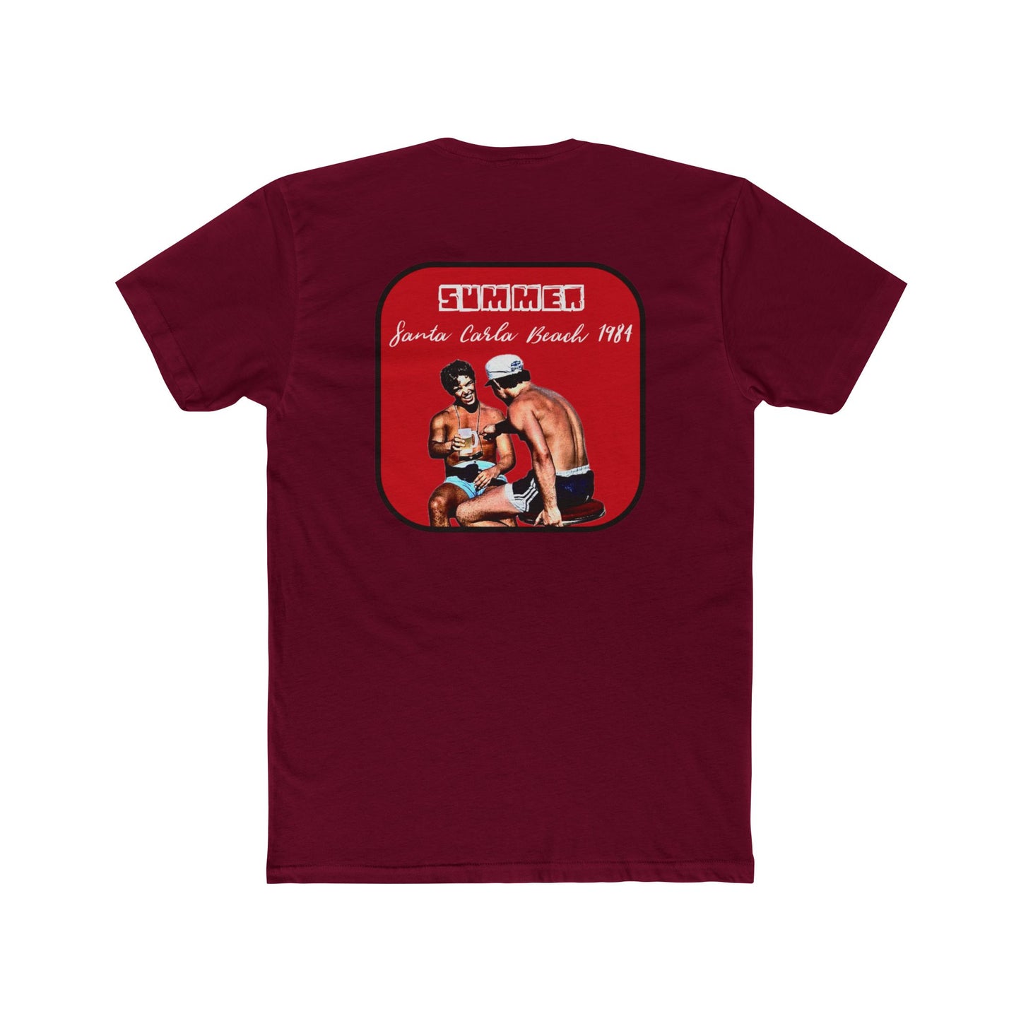 Retro Summer Santa Carla Beach Unisex Cotton Crew Tee