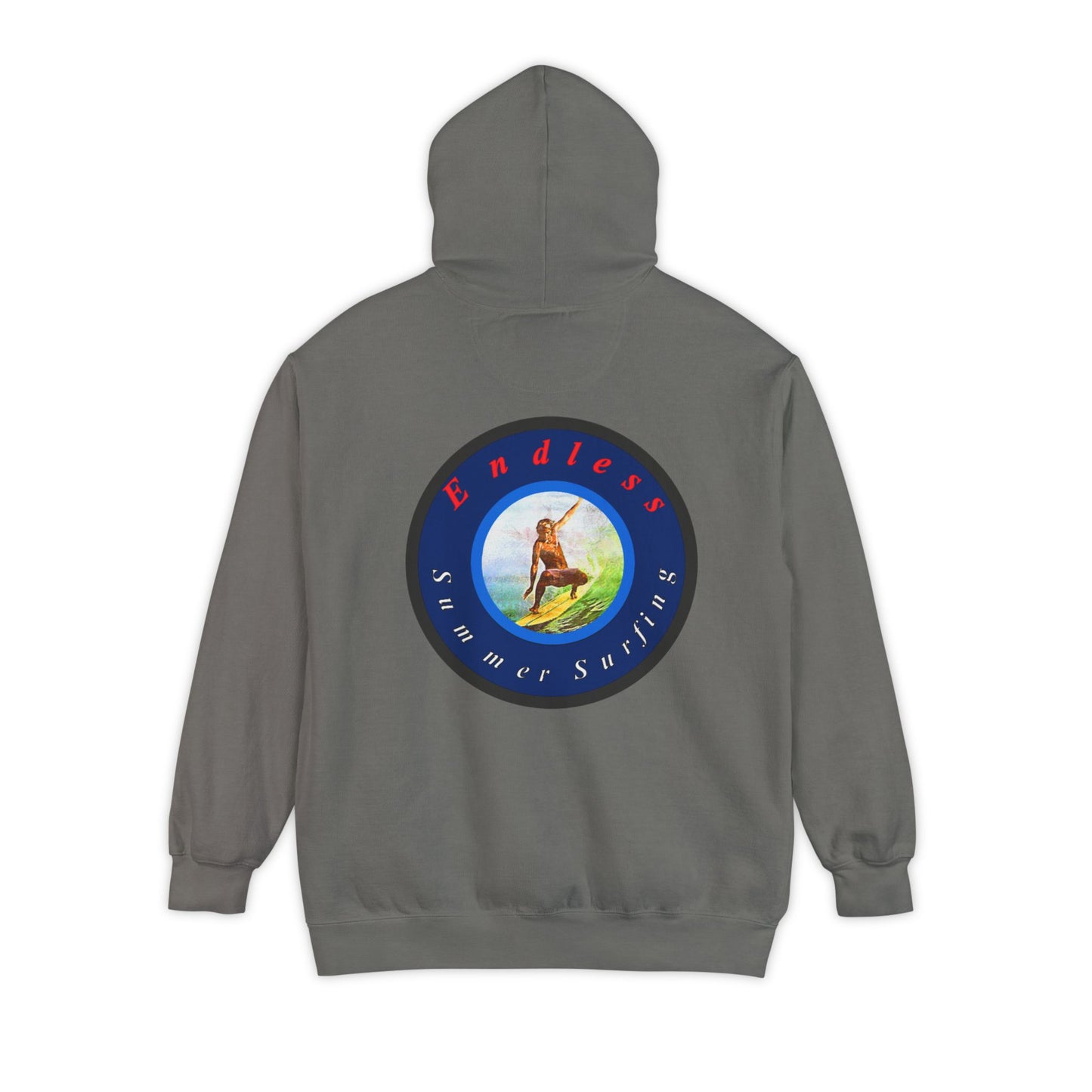 Endless Summer Surf Unisex Hoodie - Garment-Dyed for Comfort