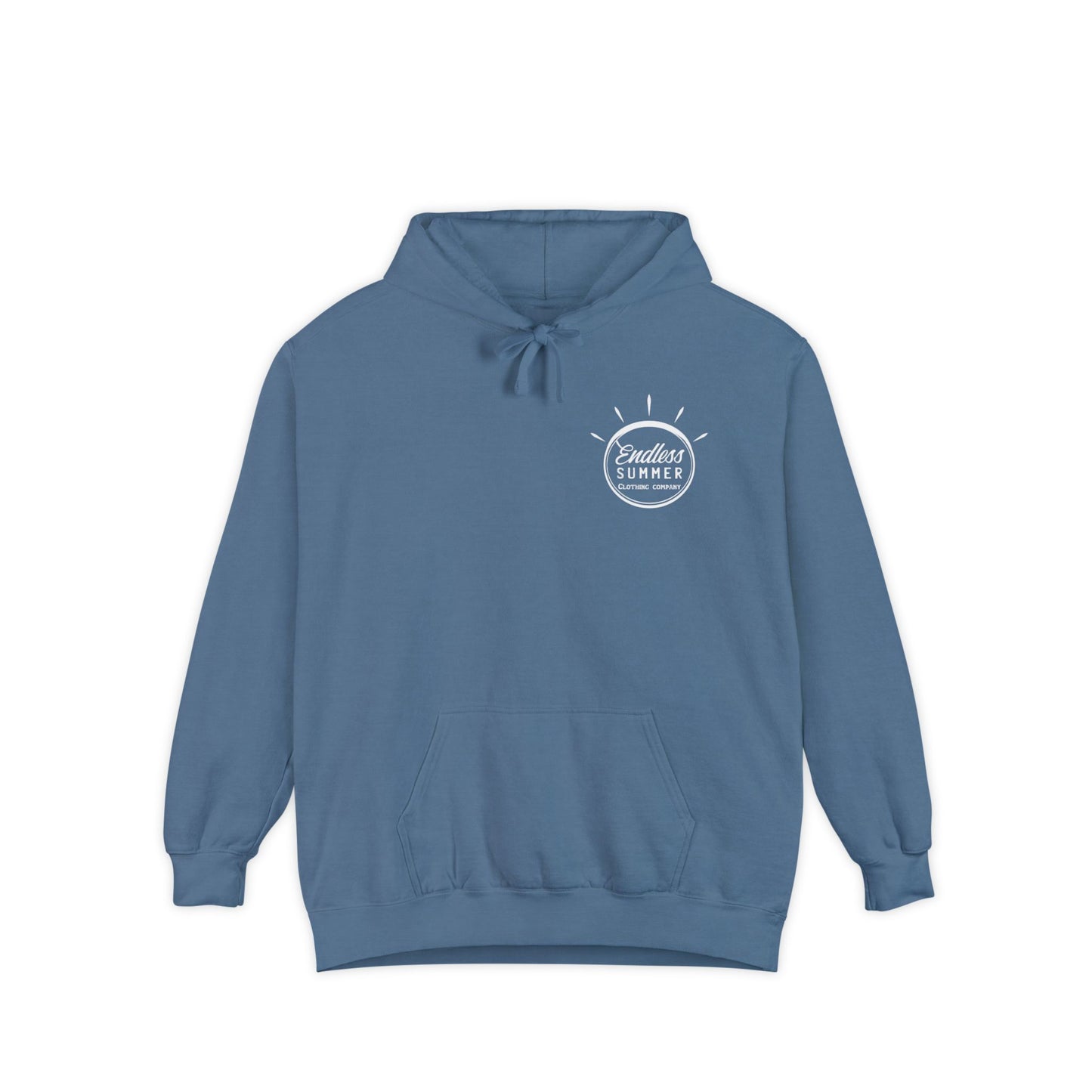 Endless Summer Unisex Hoodie - Comfortable Garment-Dyed Pullover for Relaxed Vibes