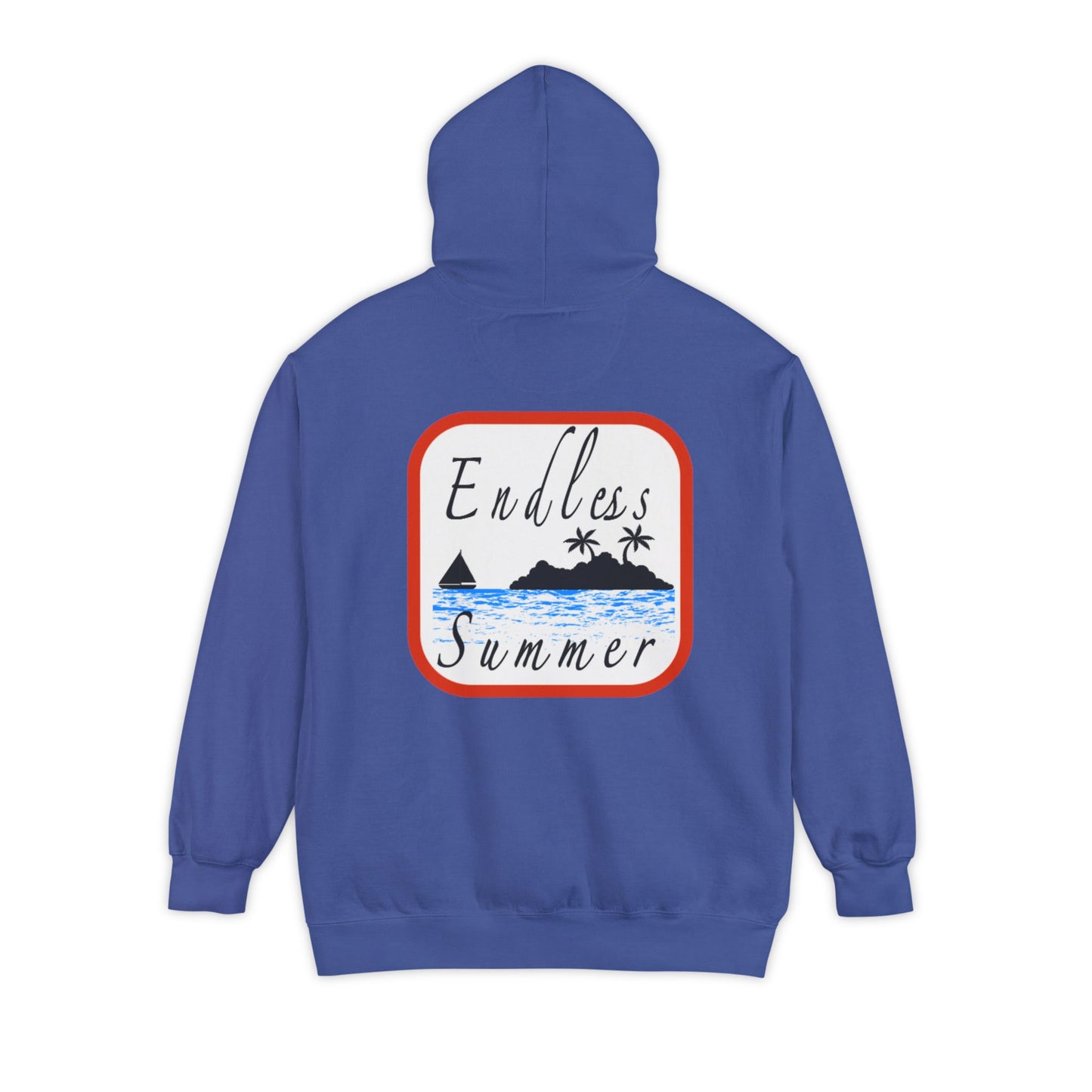 Endless Summer Hoodie - Unisex Garment-Dyed Apparel for Vacation Vibes