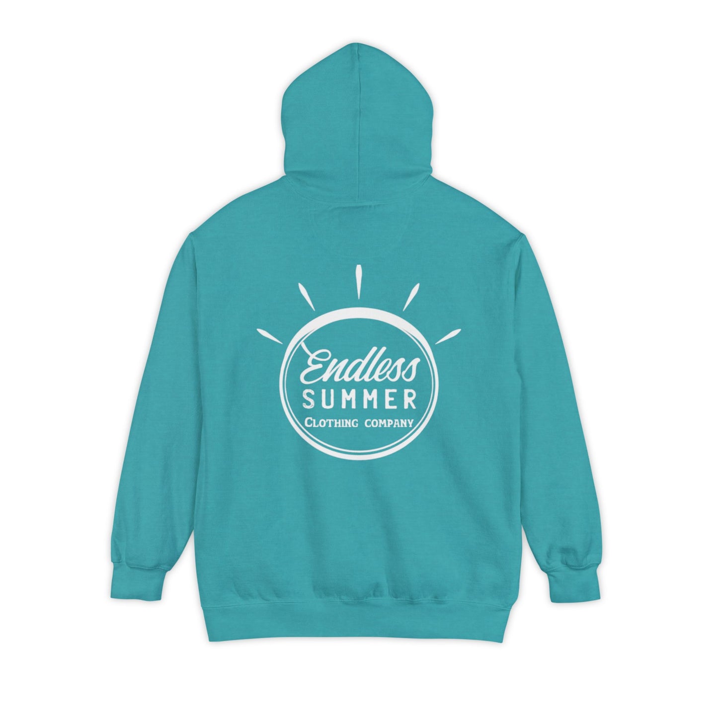 Endless Summer Unisex Hoodie - Comfortable Garment-Dyed Pullover for Relaxed Vibes