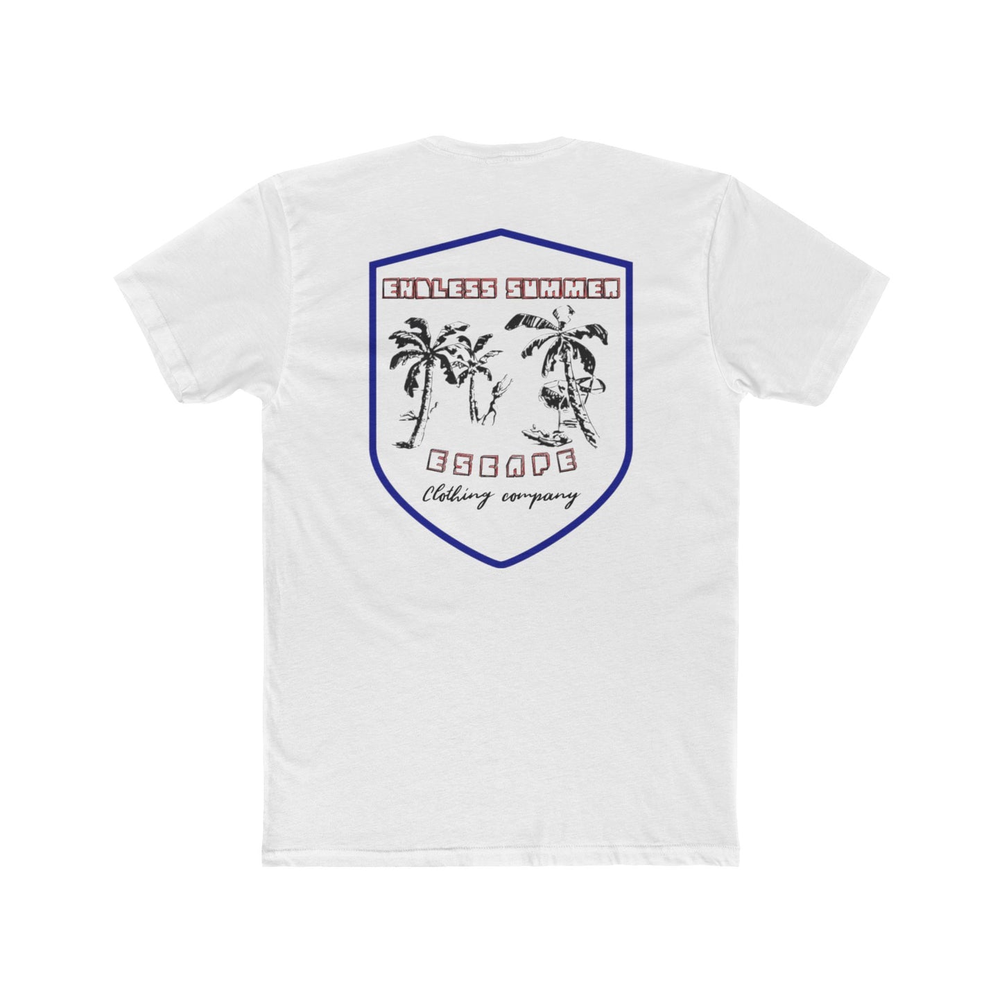 Endless Summer Unisex Cotton Crew Tee - Vacation Vibes Tee
