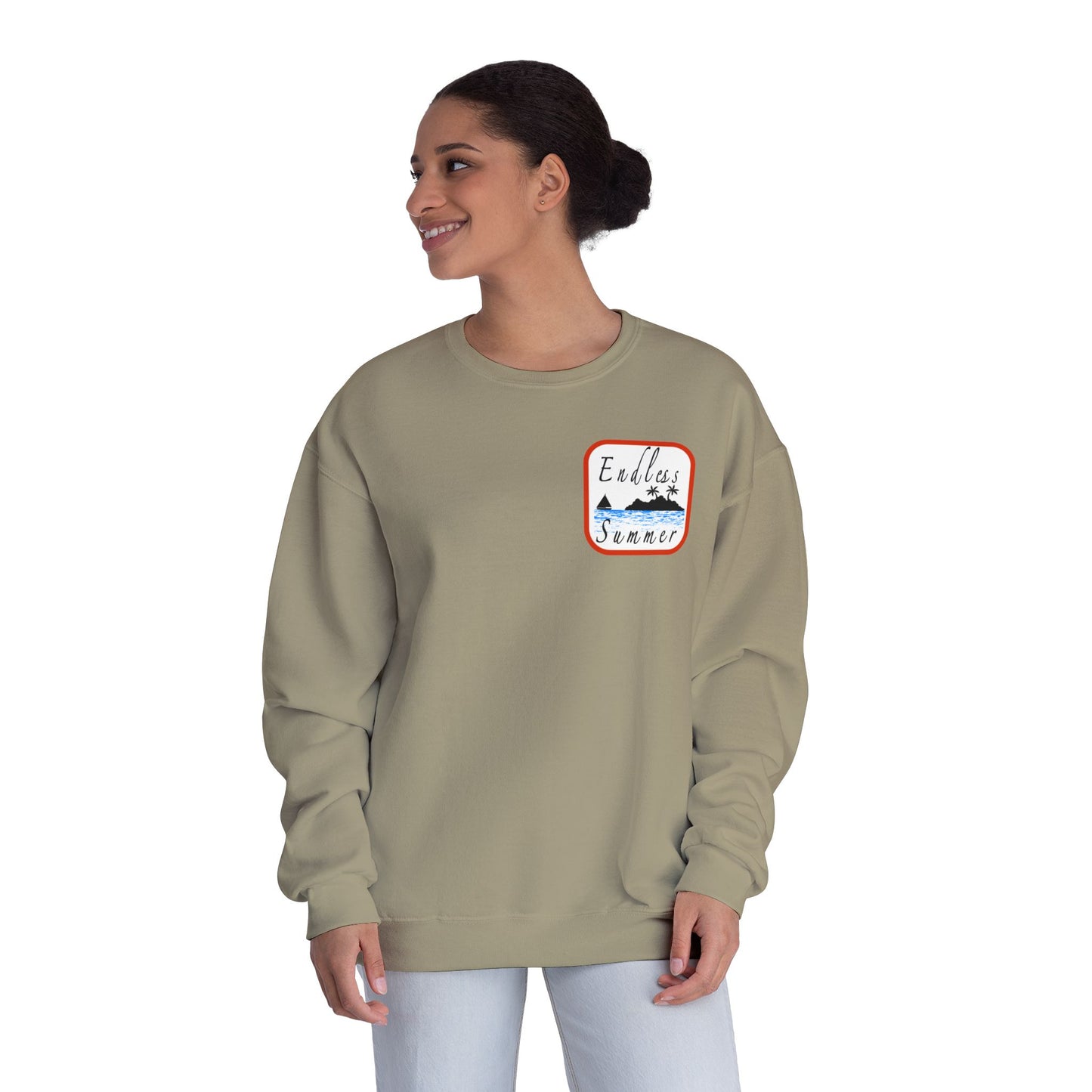 Endless Summer Unisex Crewneck Sweatshirt - Perfect for Beach Lovers and Casual Outings