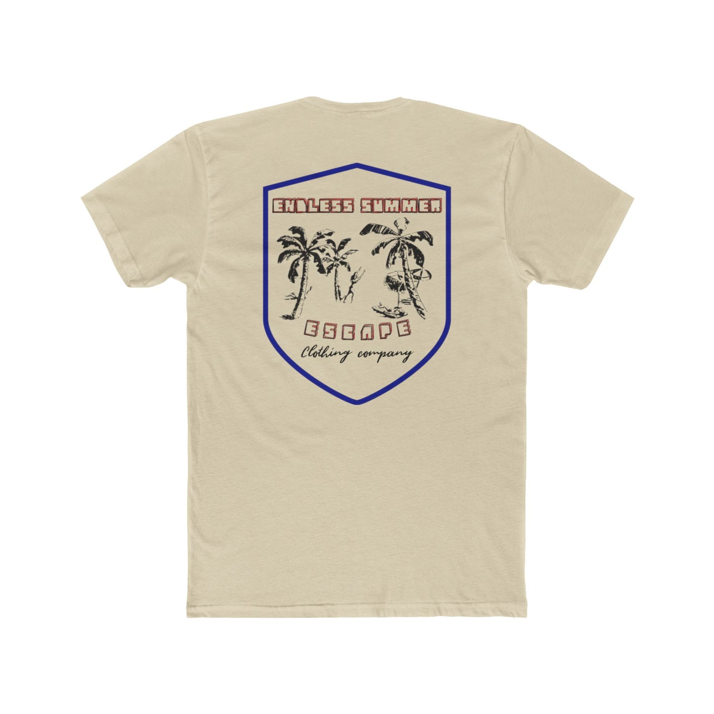Endless Summer Unisex Cotton Crew Tee - Vacation Vibes Tee
