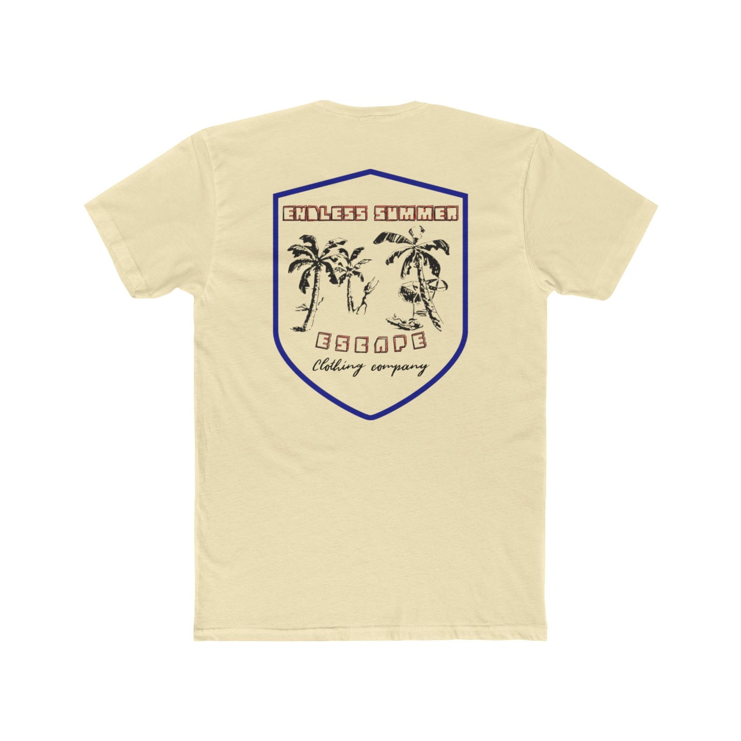 Endless Summer Unisex Cotton Crew Tee - Vacation Vibes Tee