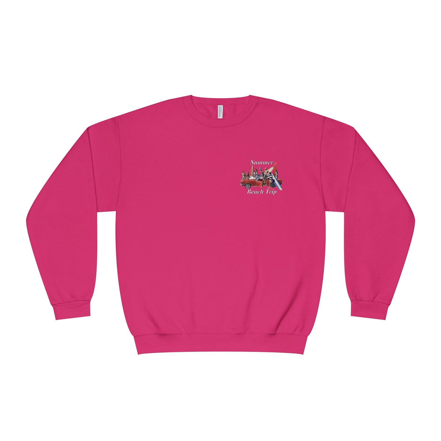 Summer Beach Trip Unisex Crewneck Sweatshirt - Retro Vacation Vibe