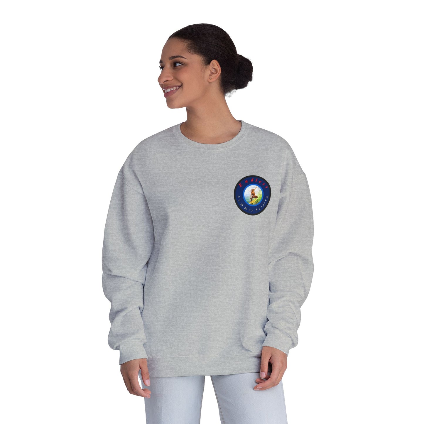 Endless Summer Surfing Crewneck Sweatshirt - Unisex Warmth for Surf Lovers