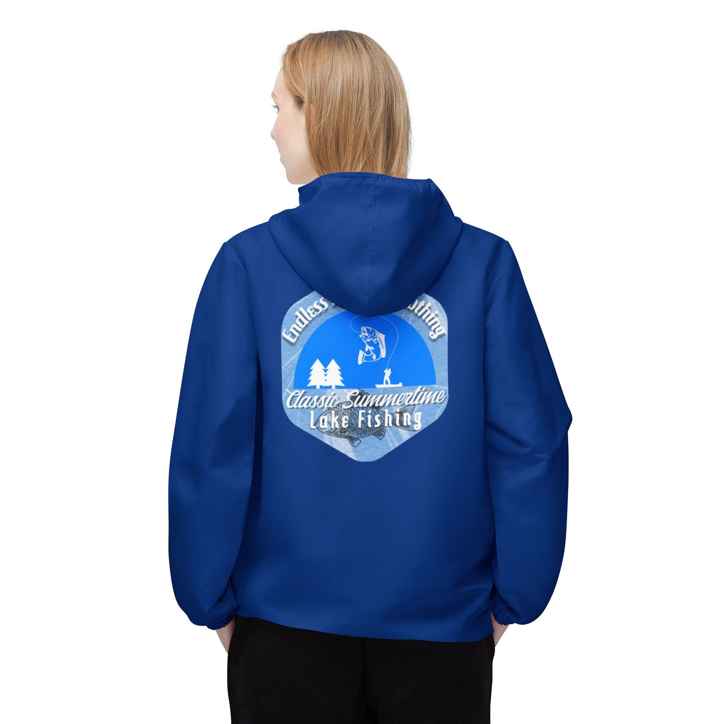 Lake Fishing Windbreaker Jacket | Outdoor Adventure Gear, Fishing Apparel, Gift for Anglers, Hiking Windbreaker, Camping Jacket