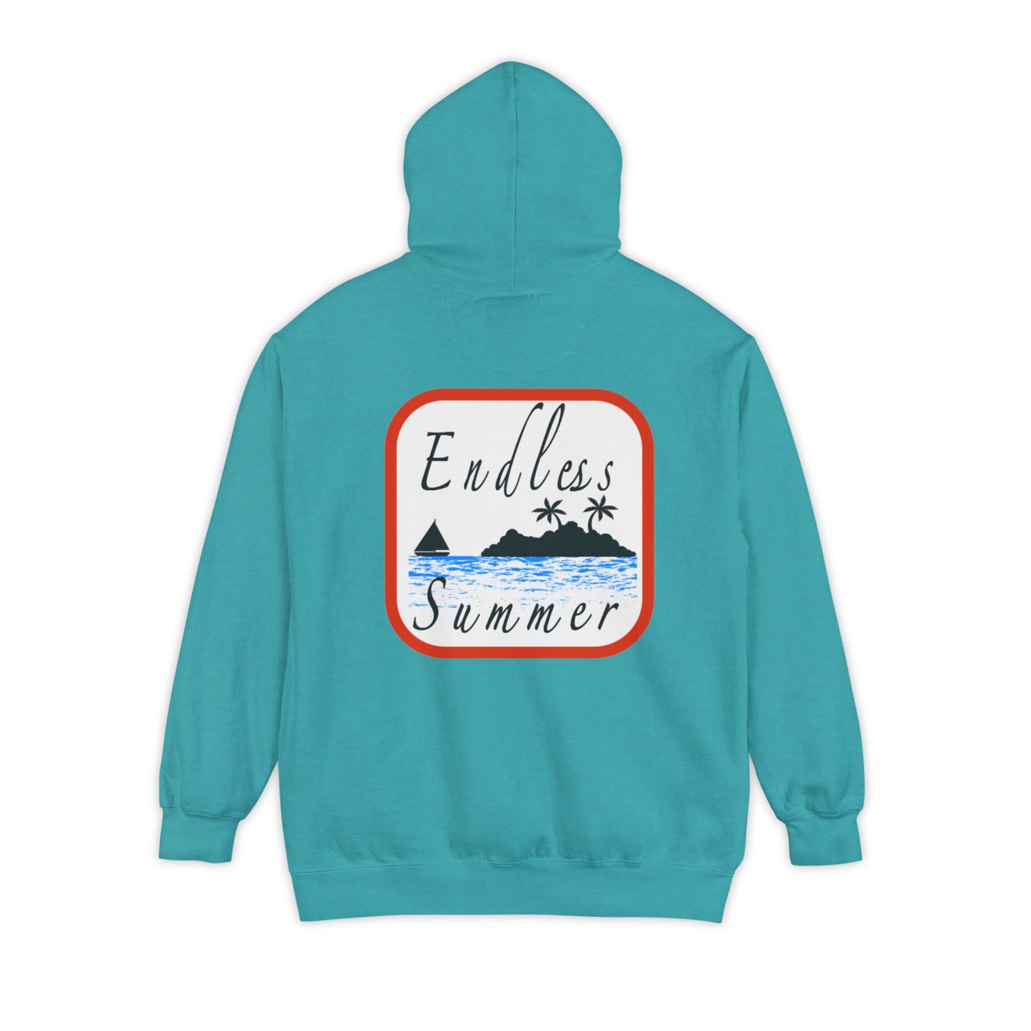 Endless Summer Hoodie - Unisex Garment-Dyed Apparel for Vacation Vibes