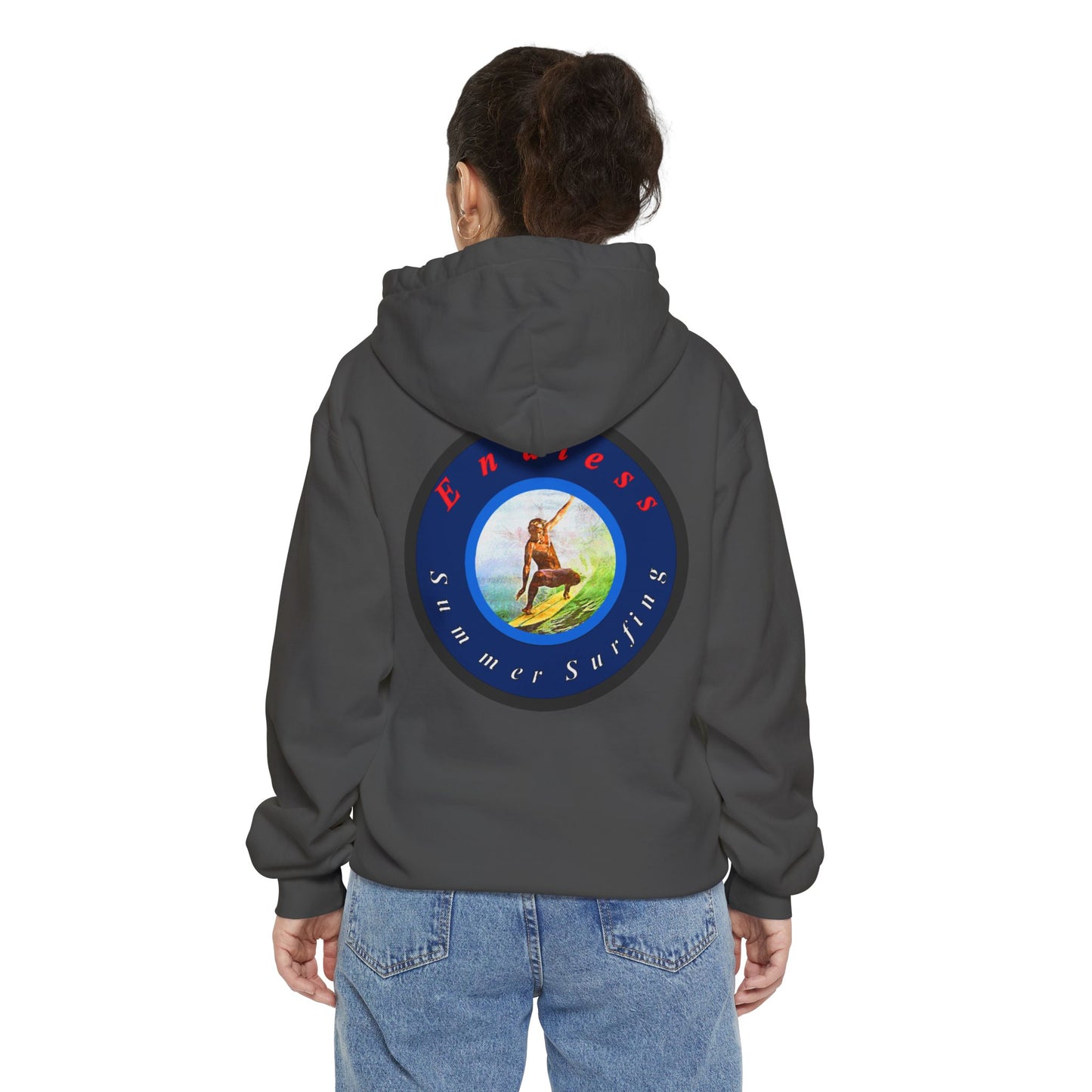 Endless Summer Surf Unisex Hoodie - Garment-Dyed for Comfort