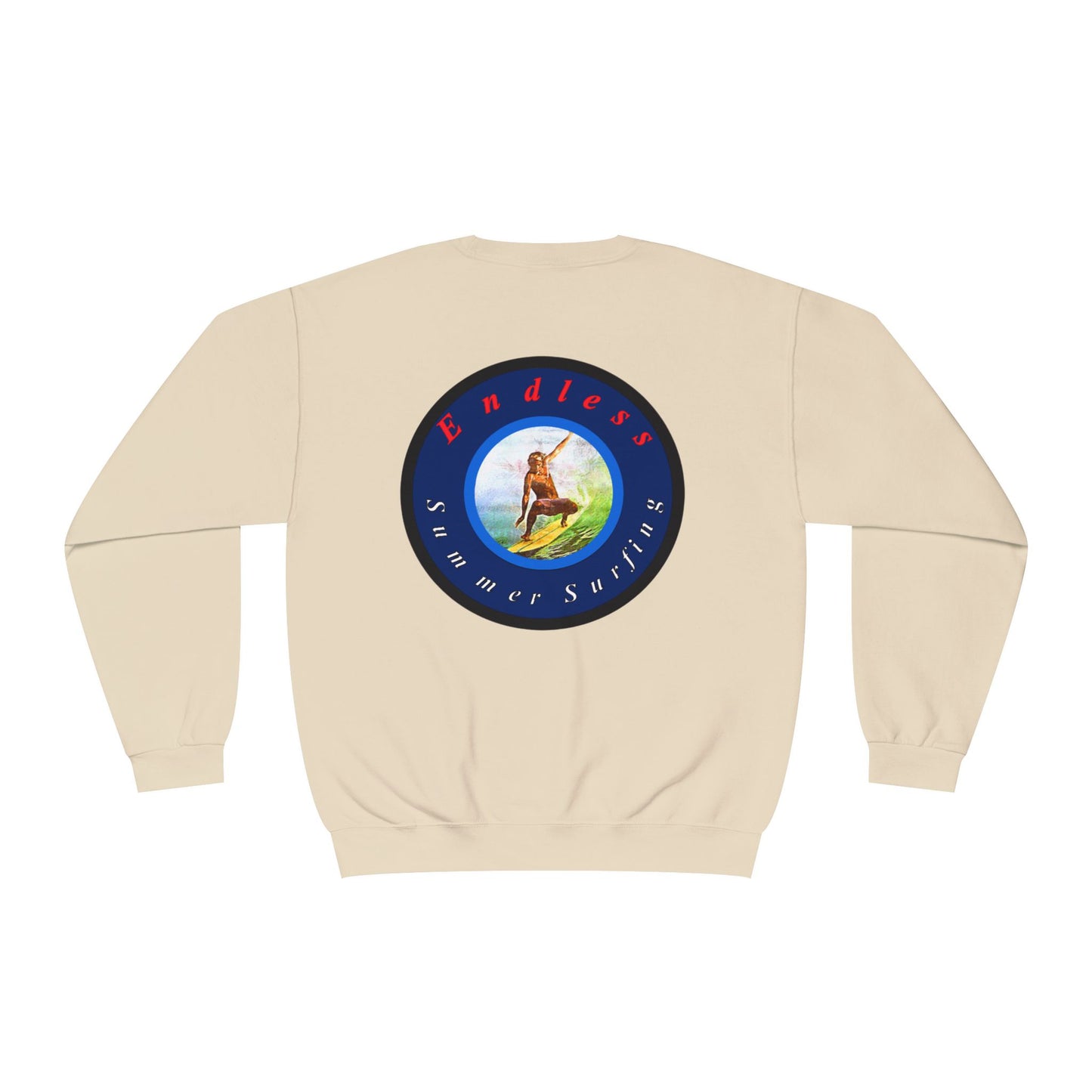 Endless Summer Surfing Crewneck Sweatshirt - Unisex Warmth for Surf Lovers