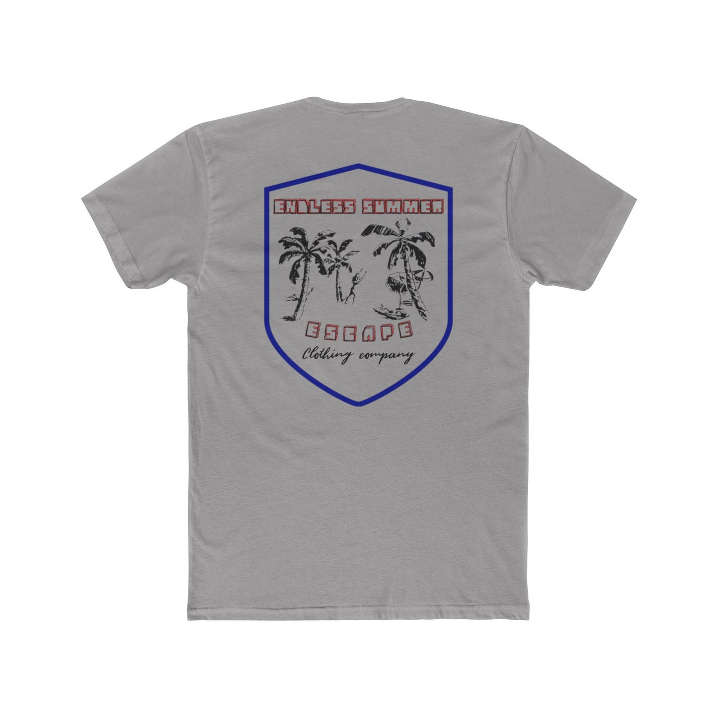 Endless Summer Unisex Cotton Crew Tee - Vacation Vibes Tee