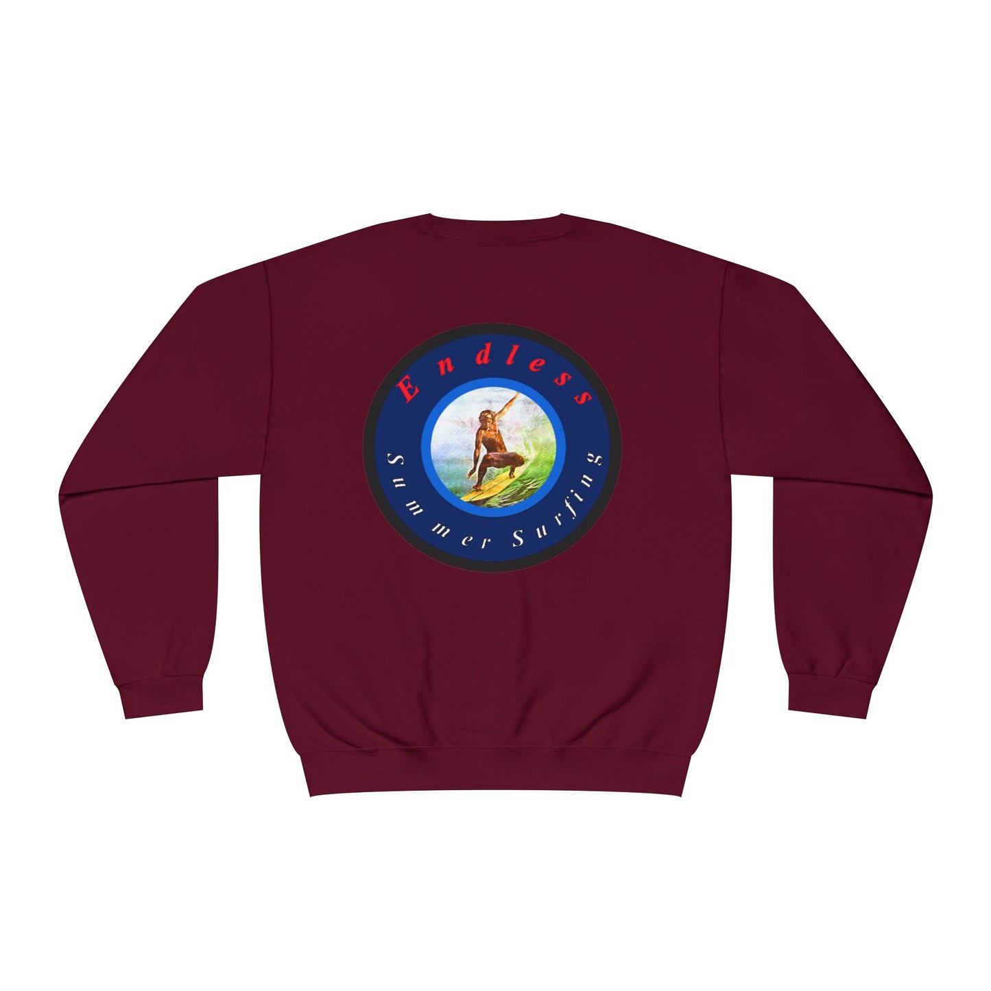 Endless Summer Surfing Crewneck Sweatshirt - Unisex Warmth for Surf Lovers