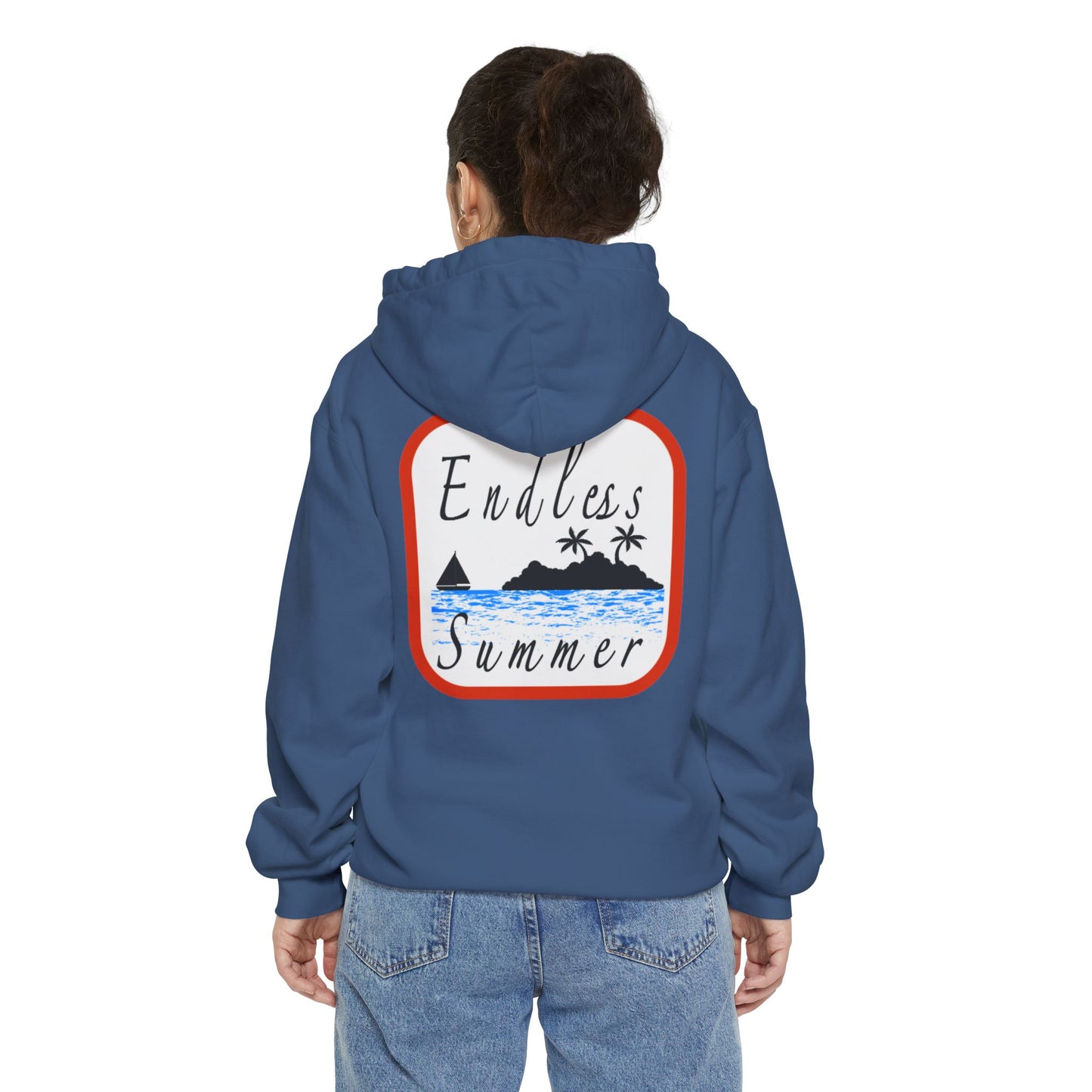 Endless Summer Hoodie - Unisex Garment-Dyed Apparel for Vacation Vibes