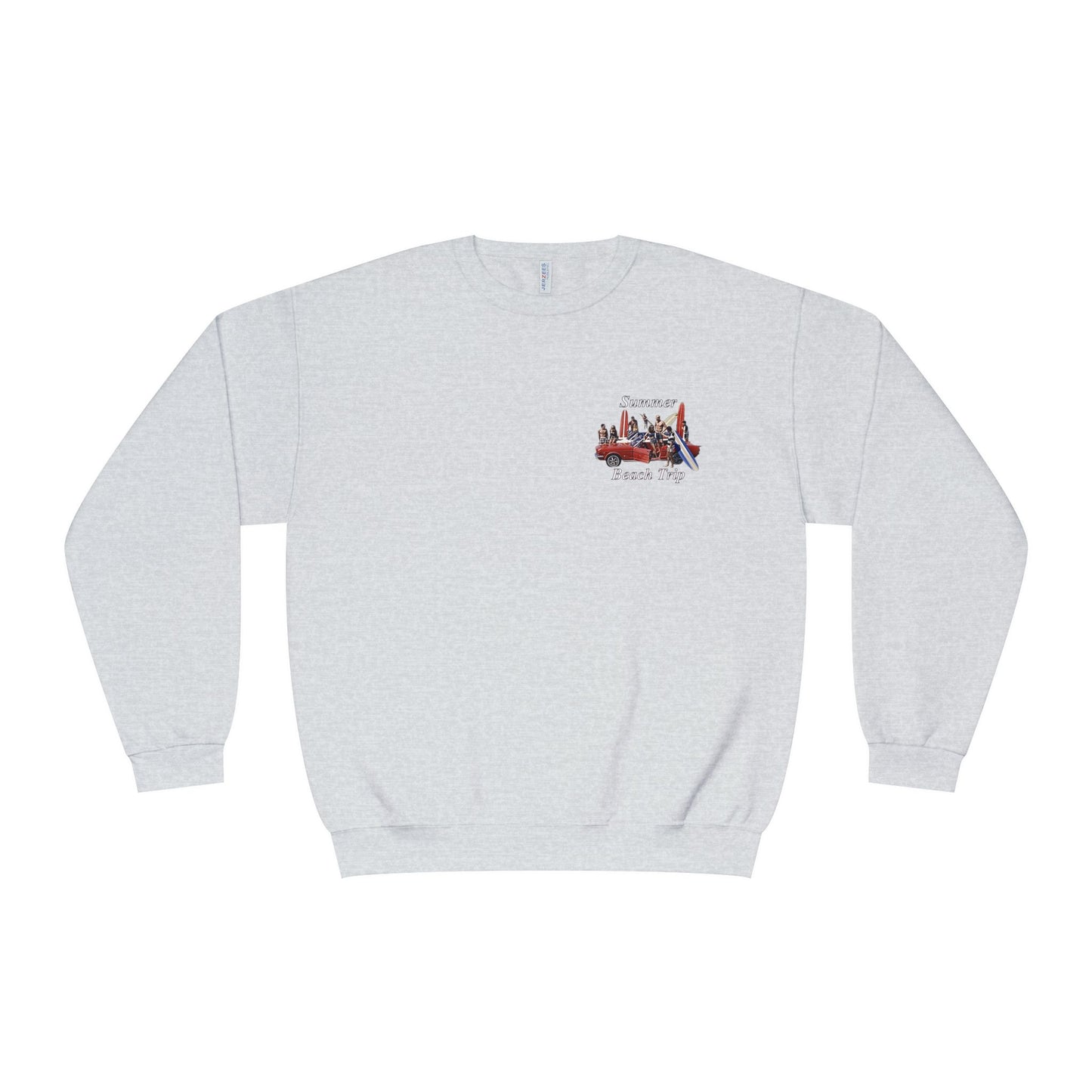 Summer Beach Trip Unisex Crewneck Sweatshirt - Retro Vacation Vibe