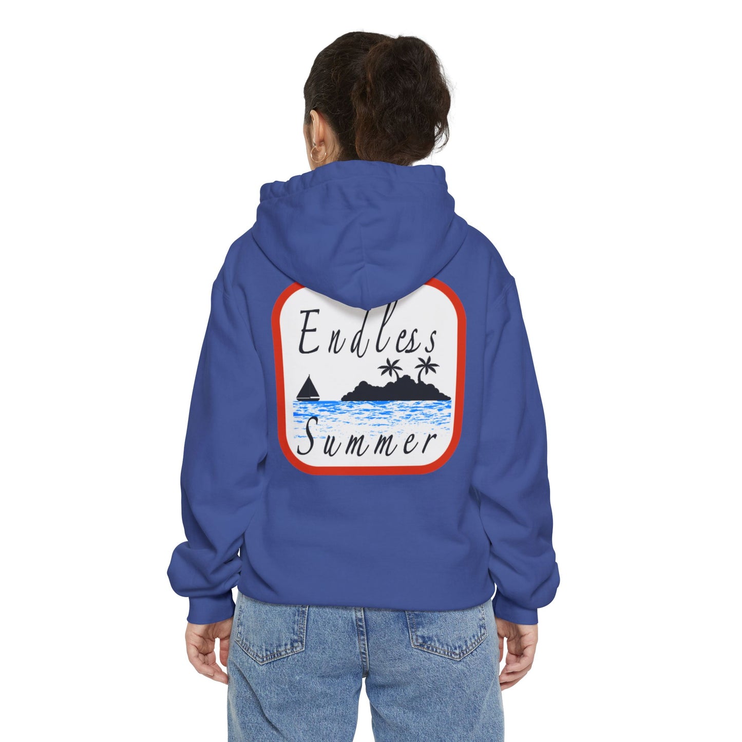 Endless Summer Hoodie - Unisex Garment-Dyed Apparel for Vacation Vibes