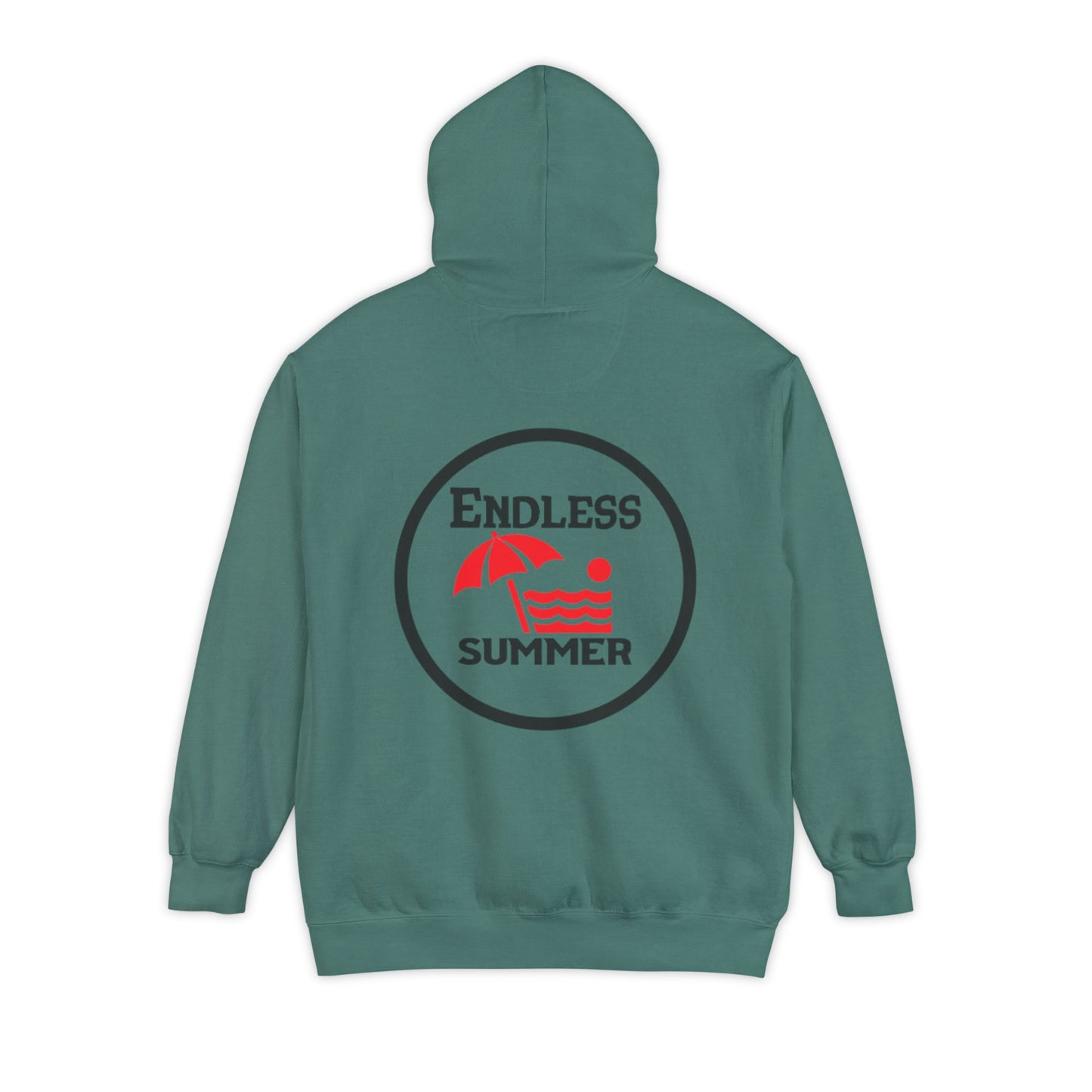 Endless Summer Unisex Garment-Dyed Hoodie - Cozy Beach Vibes