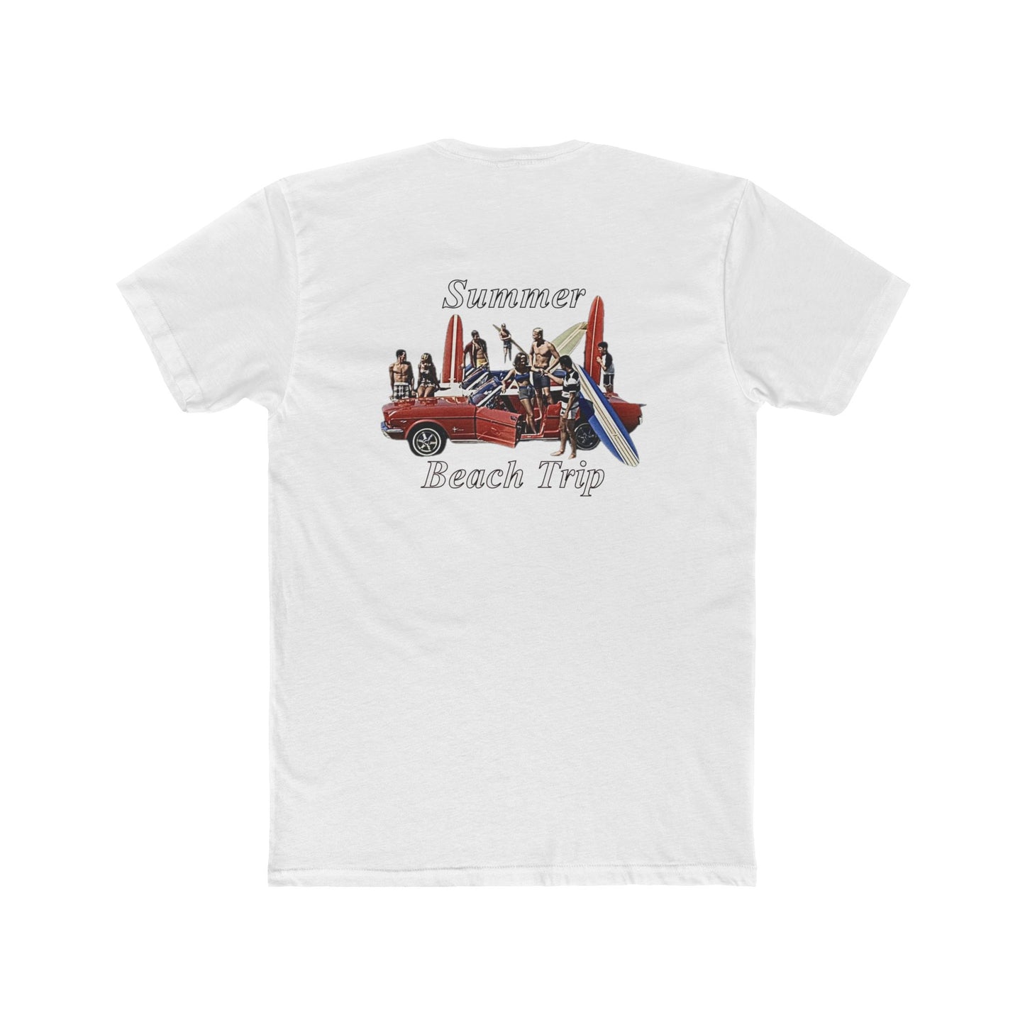 Summer Beach Trip Unisex Cotton Crew Tee