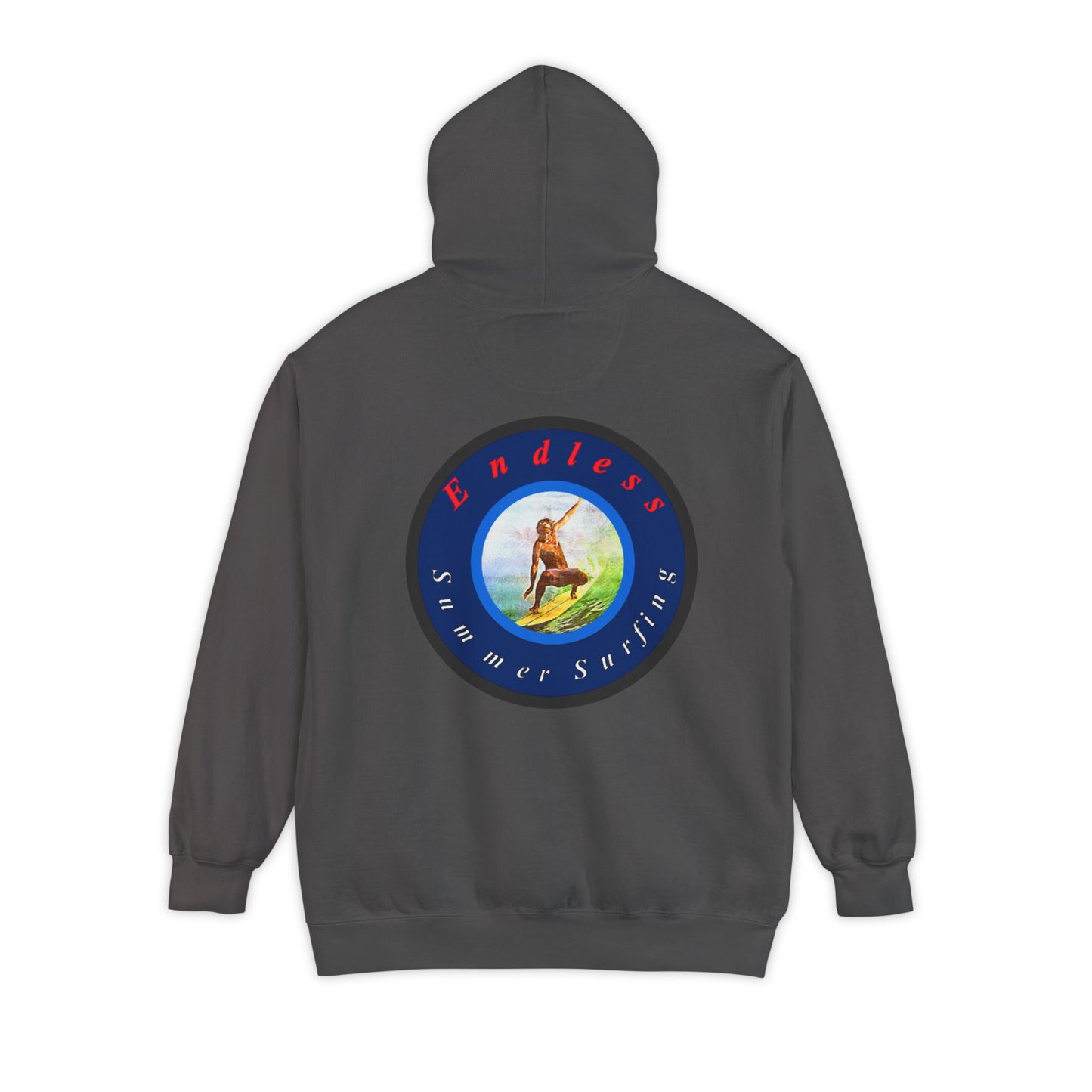 Endless Summer Surf Unisex Hoodie - Garment-Dyed for Comfort