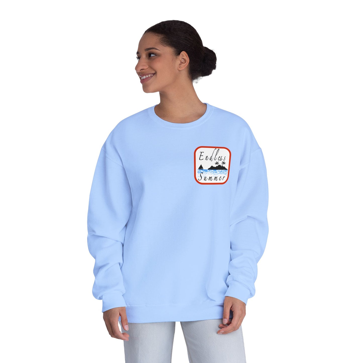 Endless Summer Unisex Crewneck Sweatshirt - Perfect for Beach Lovers and Casual Outings