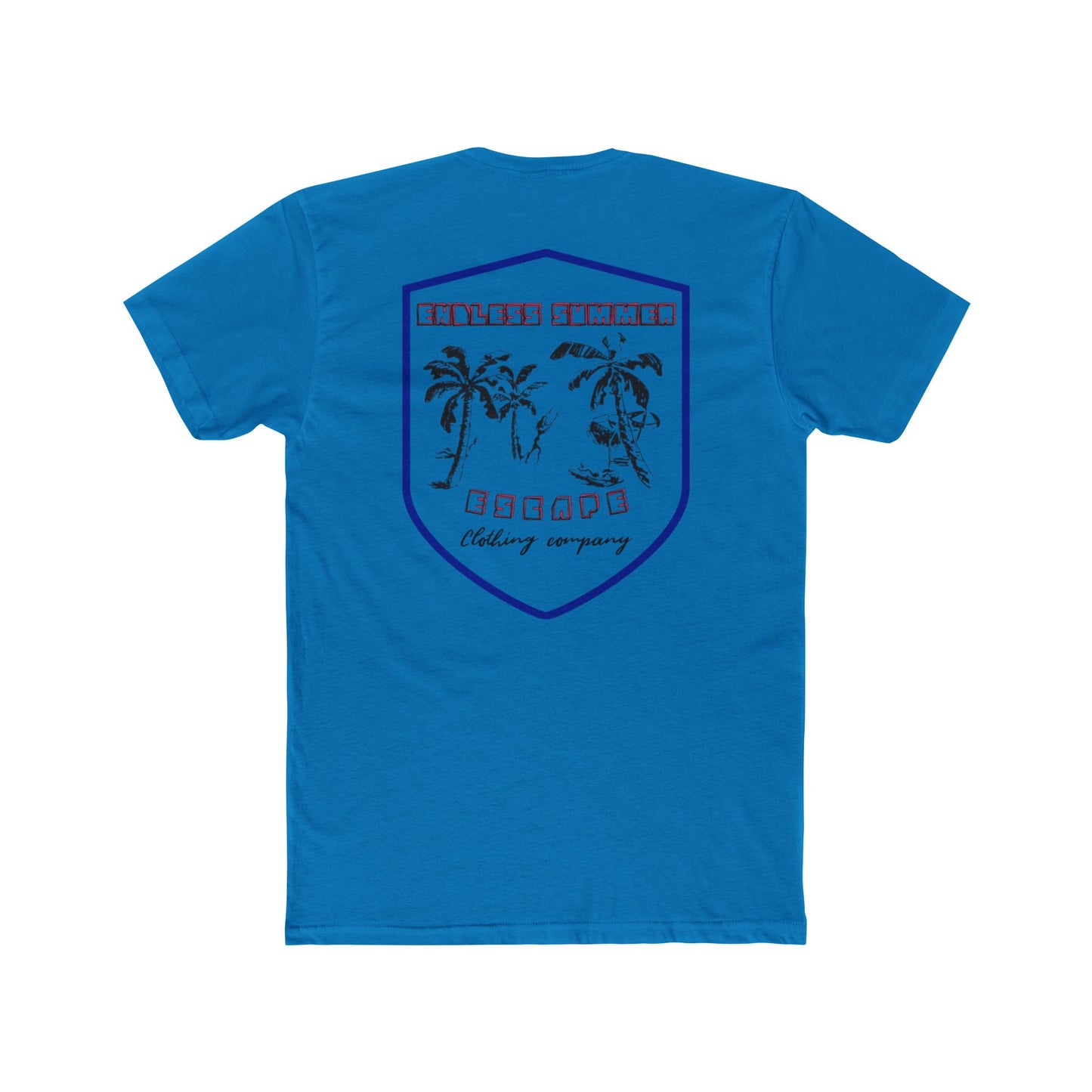 Endless Summer Unisex Cotton Crew Tee - Vacation Vibes Tee