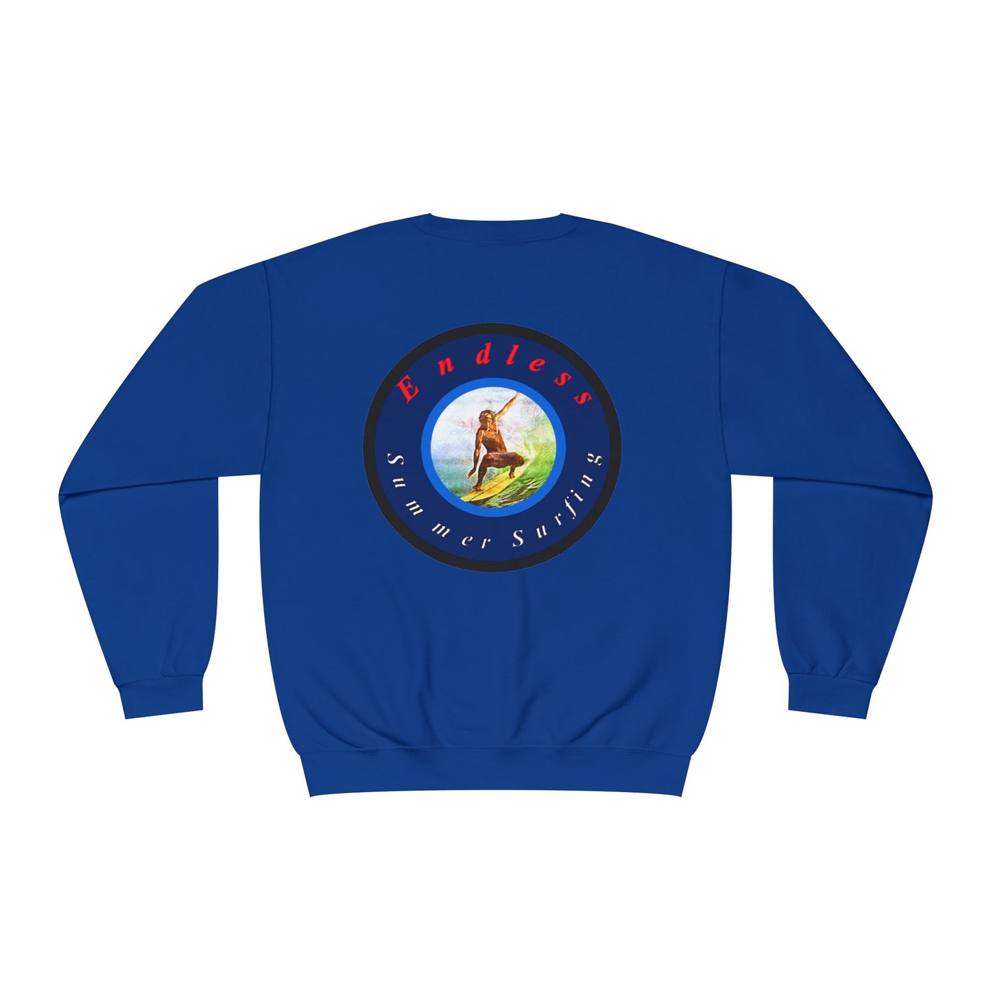 Endless Summer Surfing Crewneck Sweatshirt - Unisex Warmth for Surf Lovers