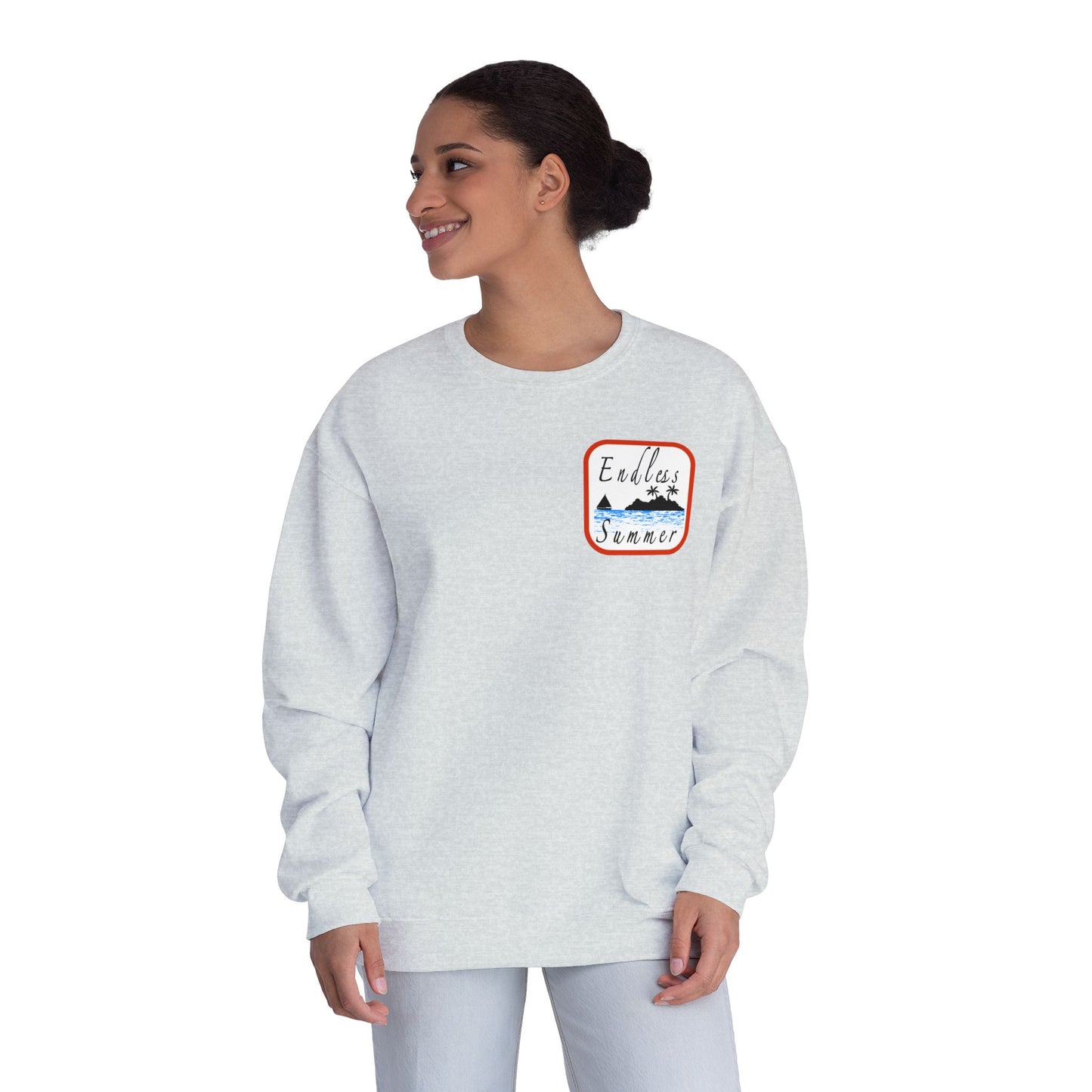 Endless Summer Unisex Crewneck Sweatshirt - Perfect for Beach Lovers and Casual Outings