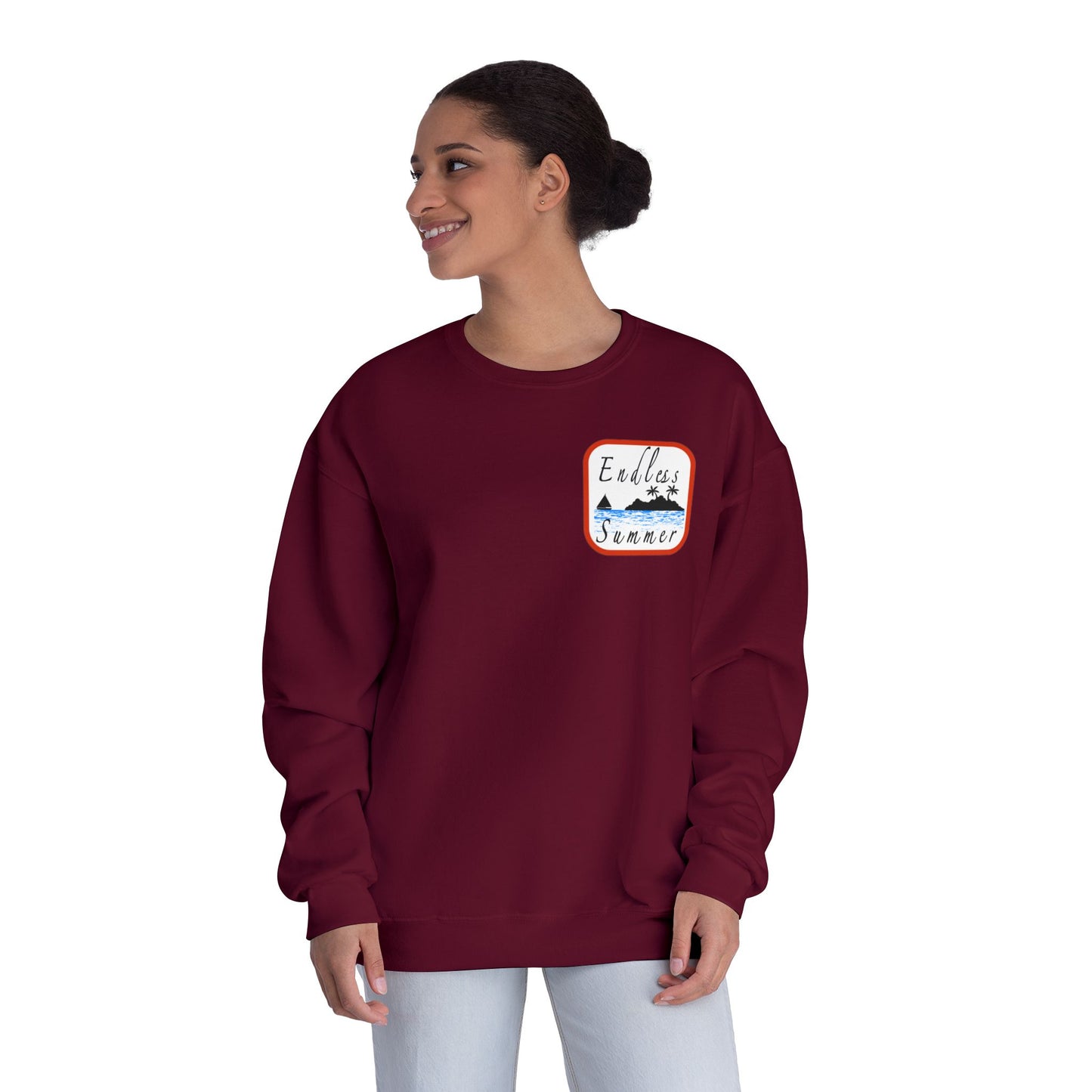 Endless Summer Unisex Crewneck Sweatshirt - Perfect for Beach Lovers and Casual Outings