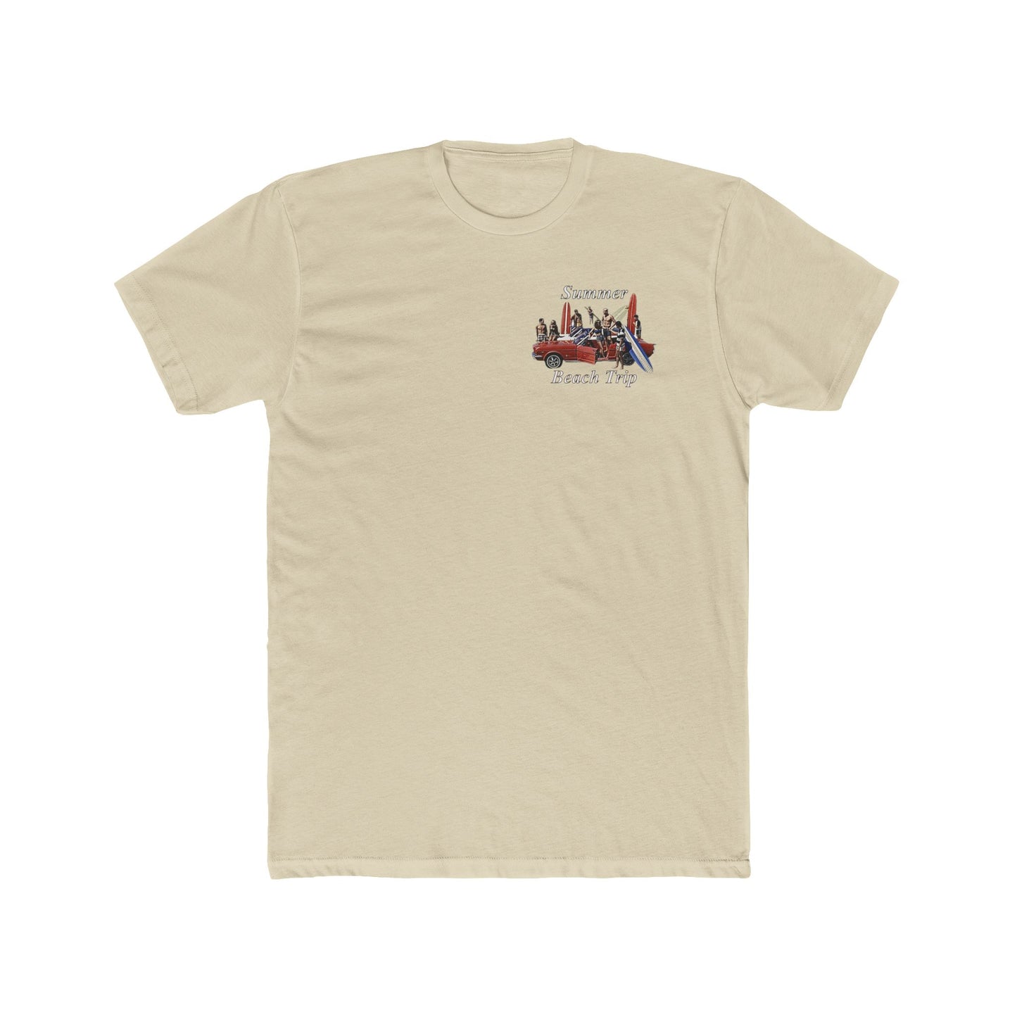 Summer Beach Trip Unisex Cotton Crew Tee