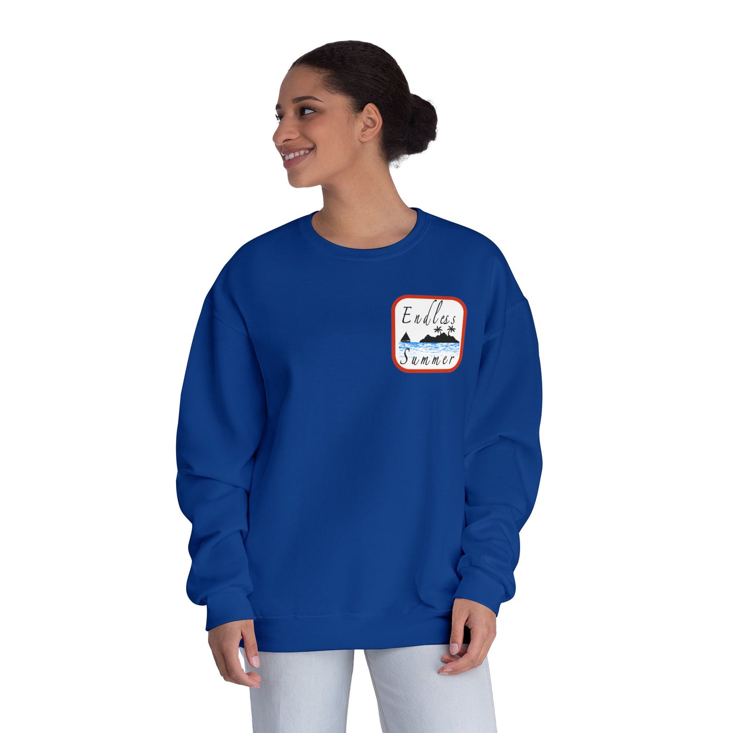 Endless Summer Unisex Crewneck Sweatshirt - Perfect for Beach Lovers and Casual Outings