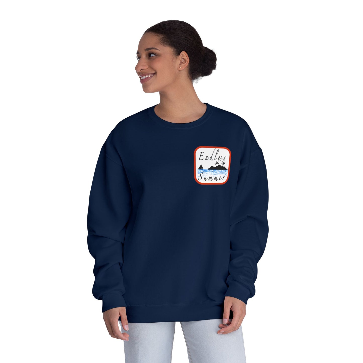 Endless Summer Unisex Crewneck Sweatshirt - Perfect for Beach Lovers and Casual Outings