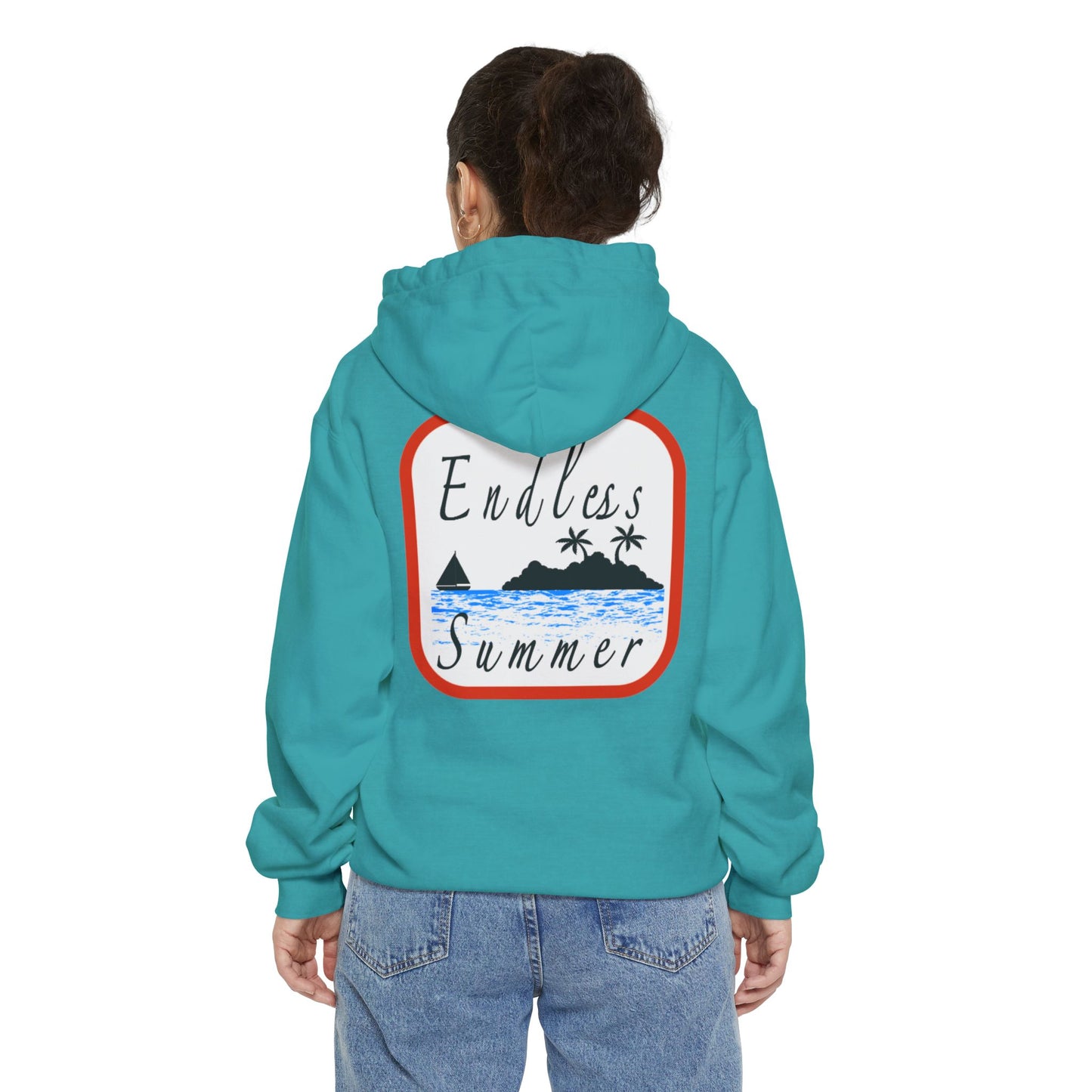 Endless Summer Hoodie - Unisex Garment-Dyed Apparel for Vacation Vibes