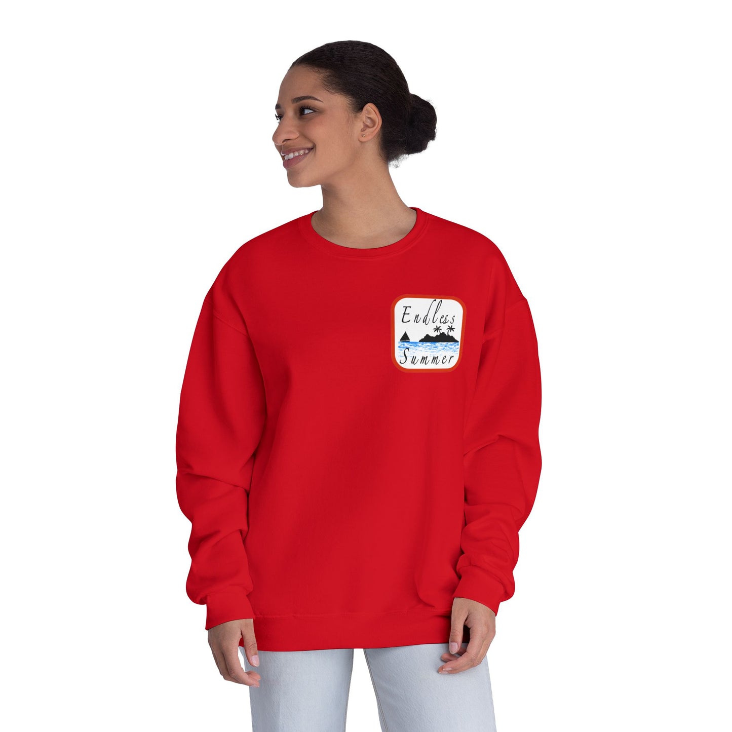 Endless Summer Unisex Crewneck Sweatshirt - Perfect for Beach Lovers and Casual Outings