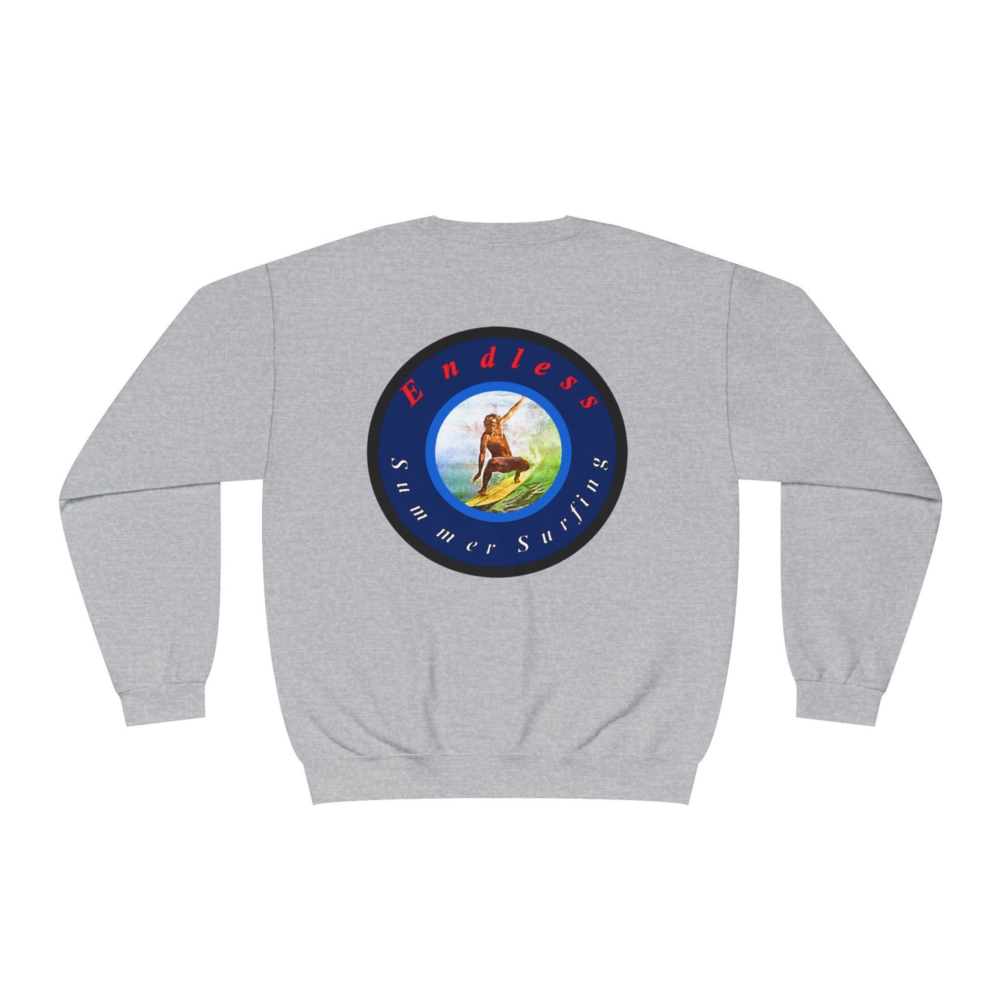Endless Summer Surfing Crewneck Sweatshirt - Unisex Warmth for Surf Lovers