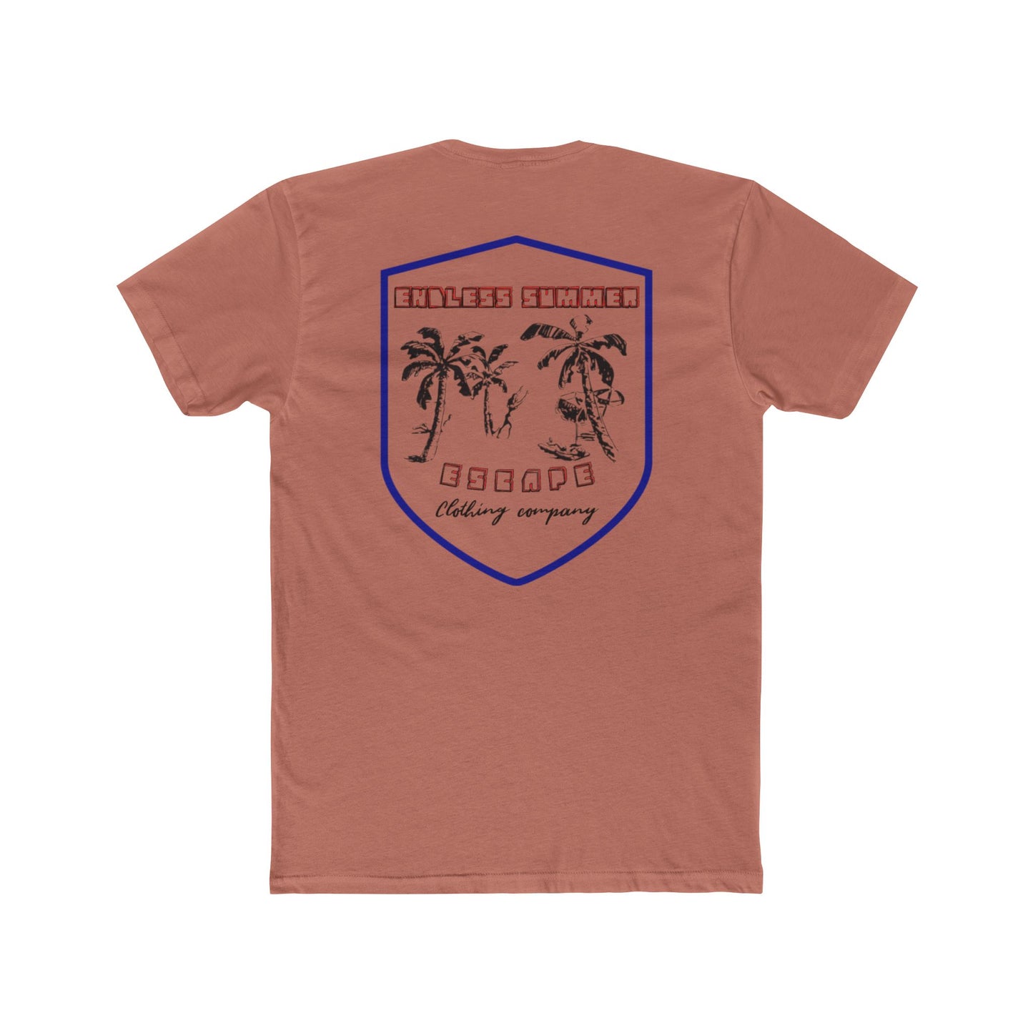 Endless Summer Unisex Cotton Crew Tee - Vacation Vibes Tee