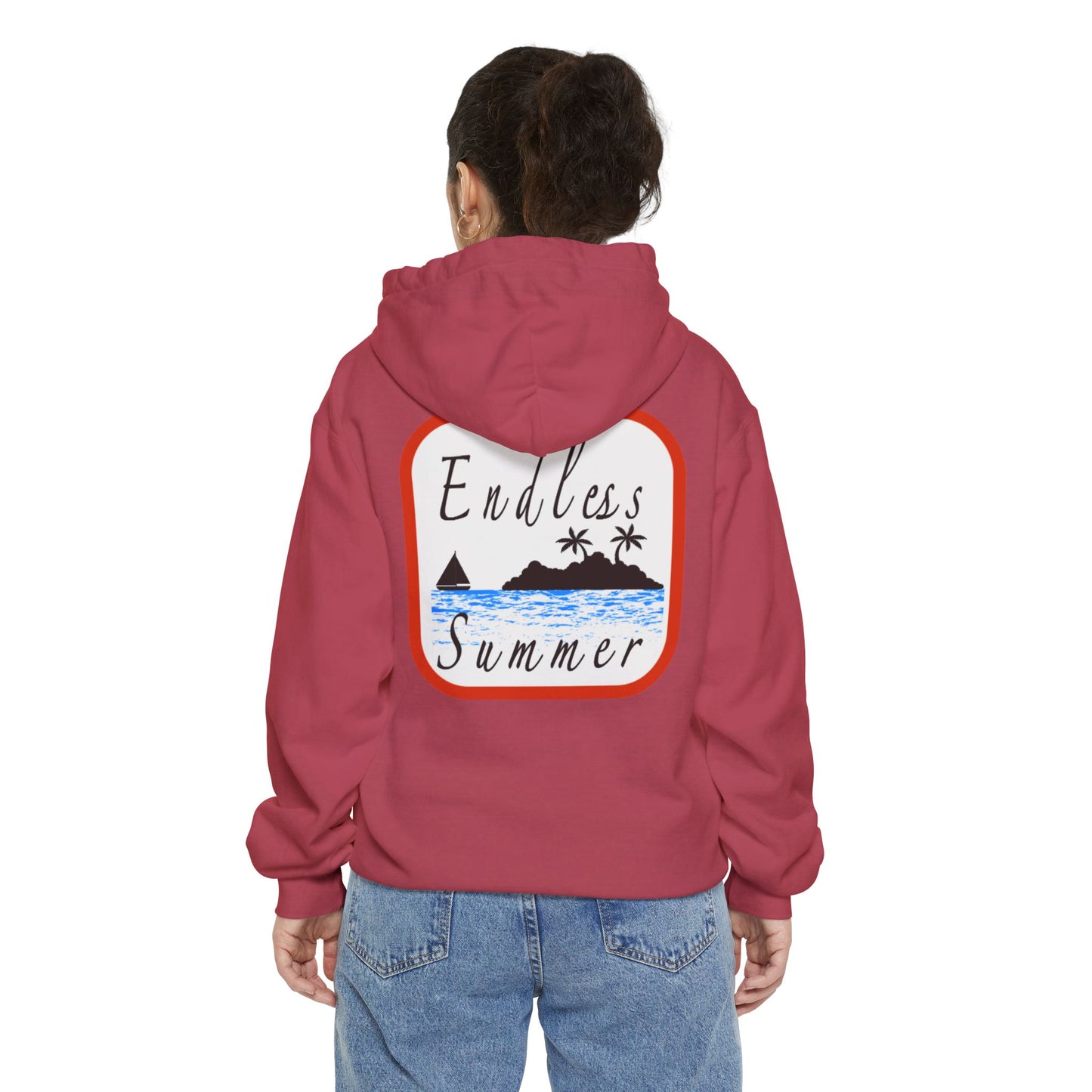 Endless Summer Hoodie - Unisex Garment-Dyed Apparel for Vacation Vibes