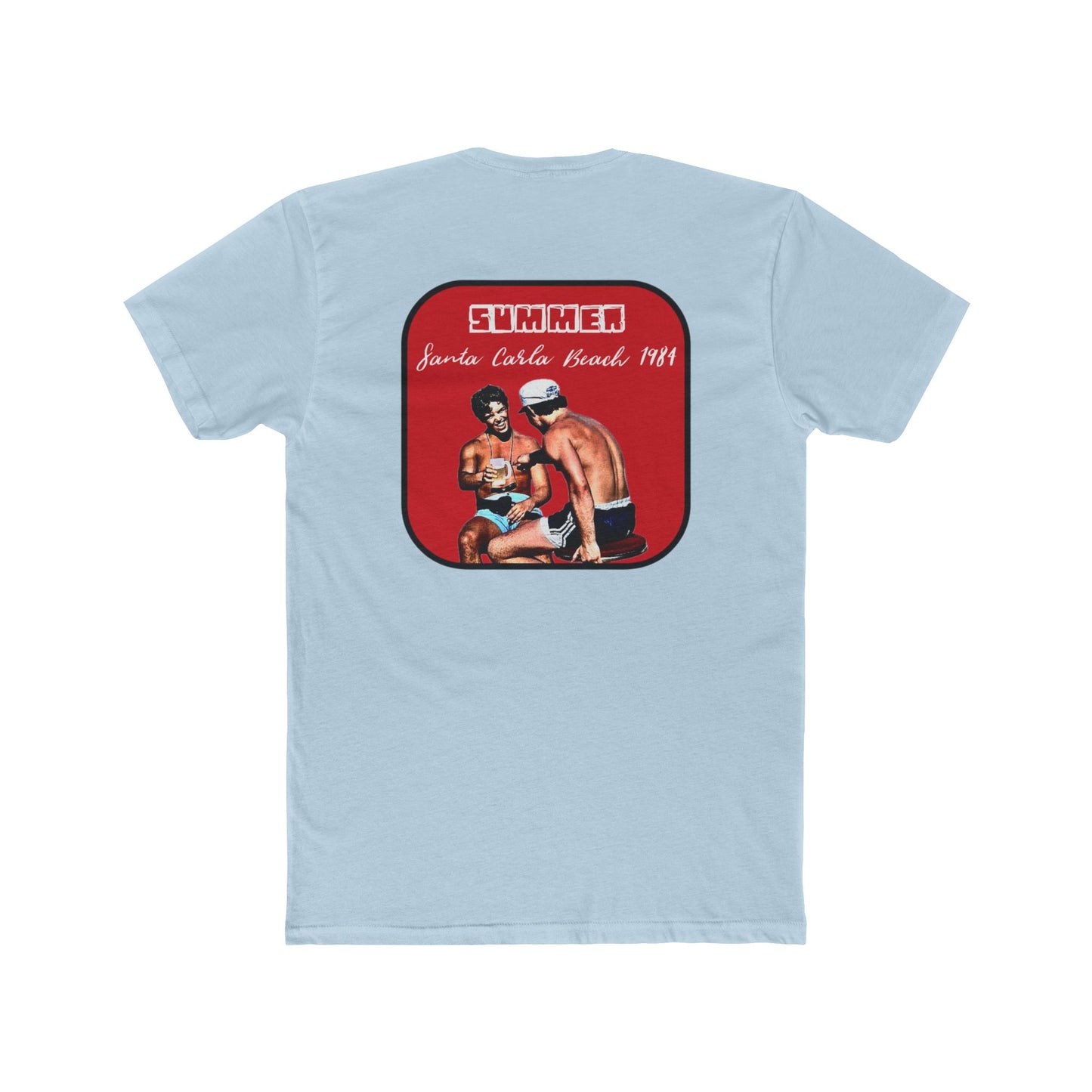 Retro Summer Santa Carla Beach Unisex Cotton Crew Tee